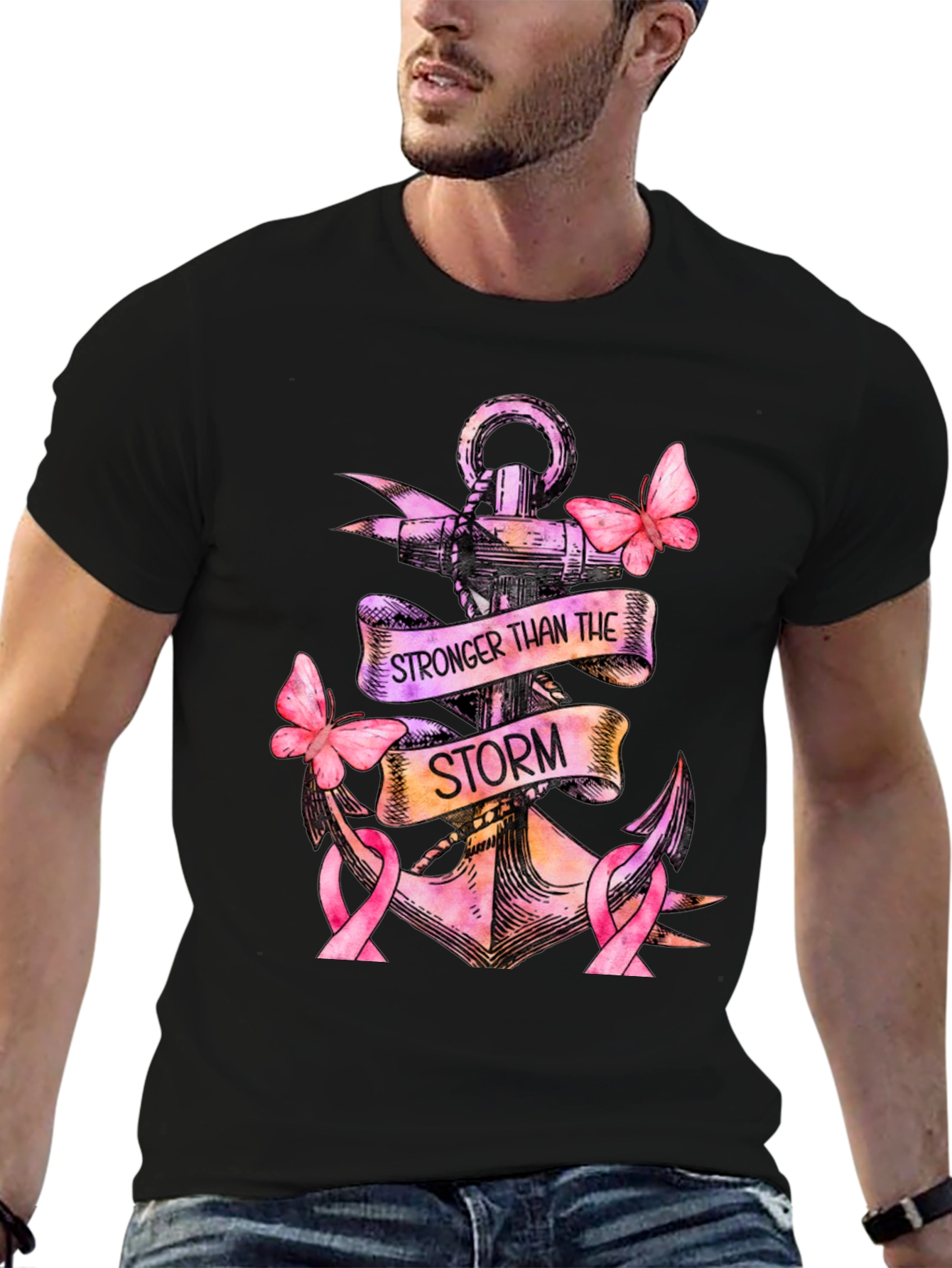 Stronger Than The Storm Anchor T-Shirt