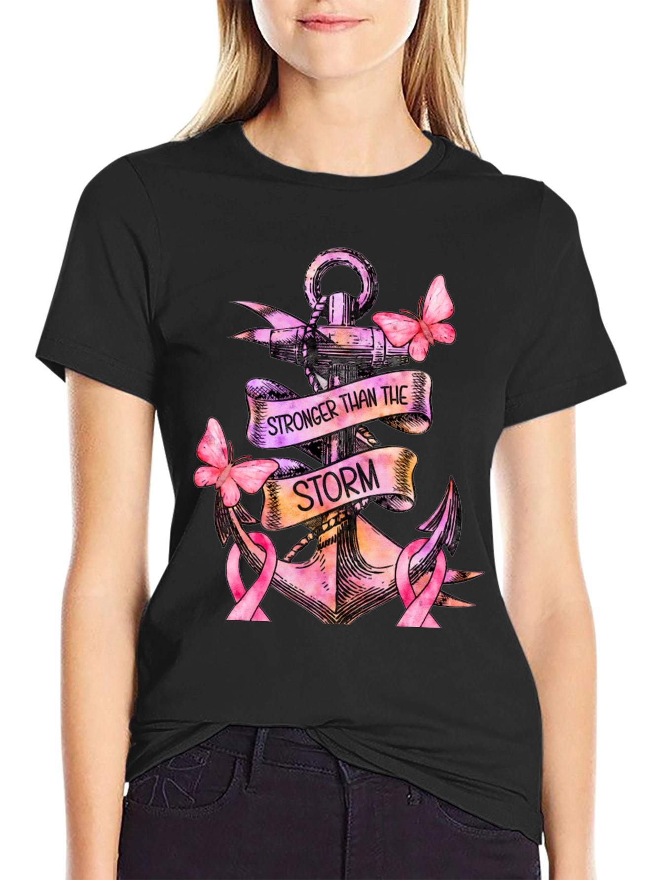 Stronger Than The Storm Anchor T-Shirt