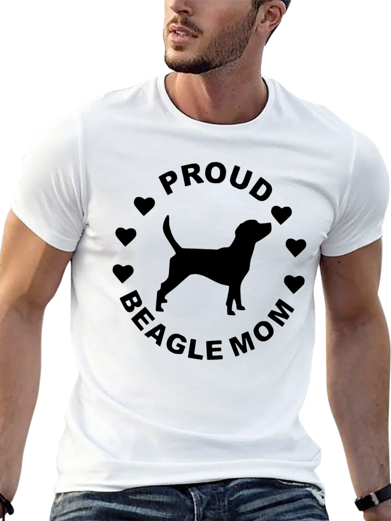 Proud Beagle Mom T-Shirt - Dog Lover Tee
