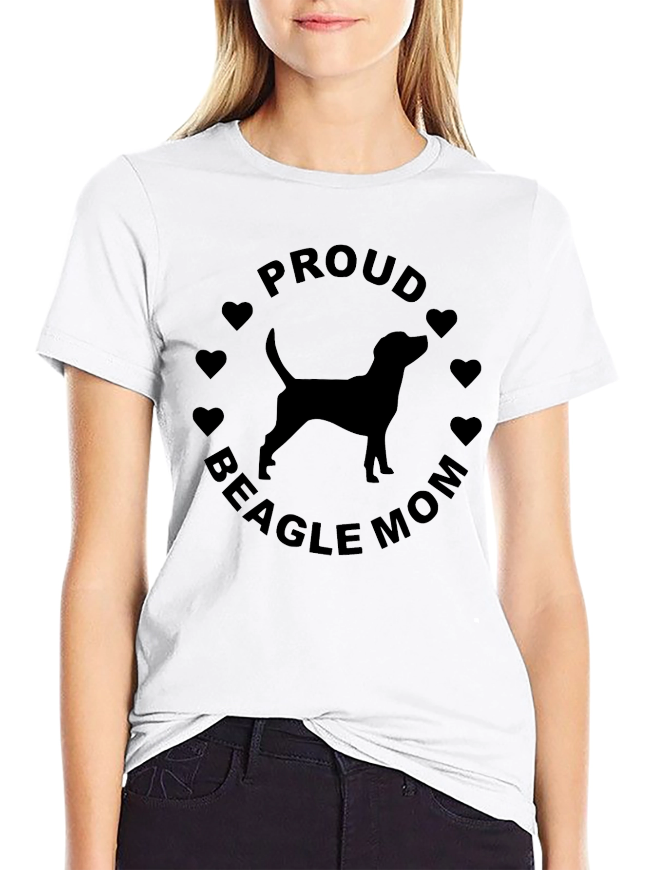 Proud Beagle Mom T-Shirt - Dog Lover Tee