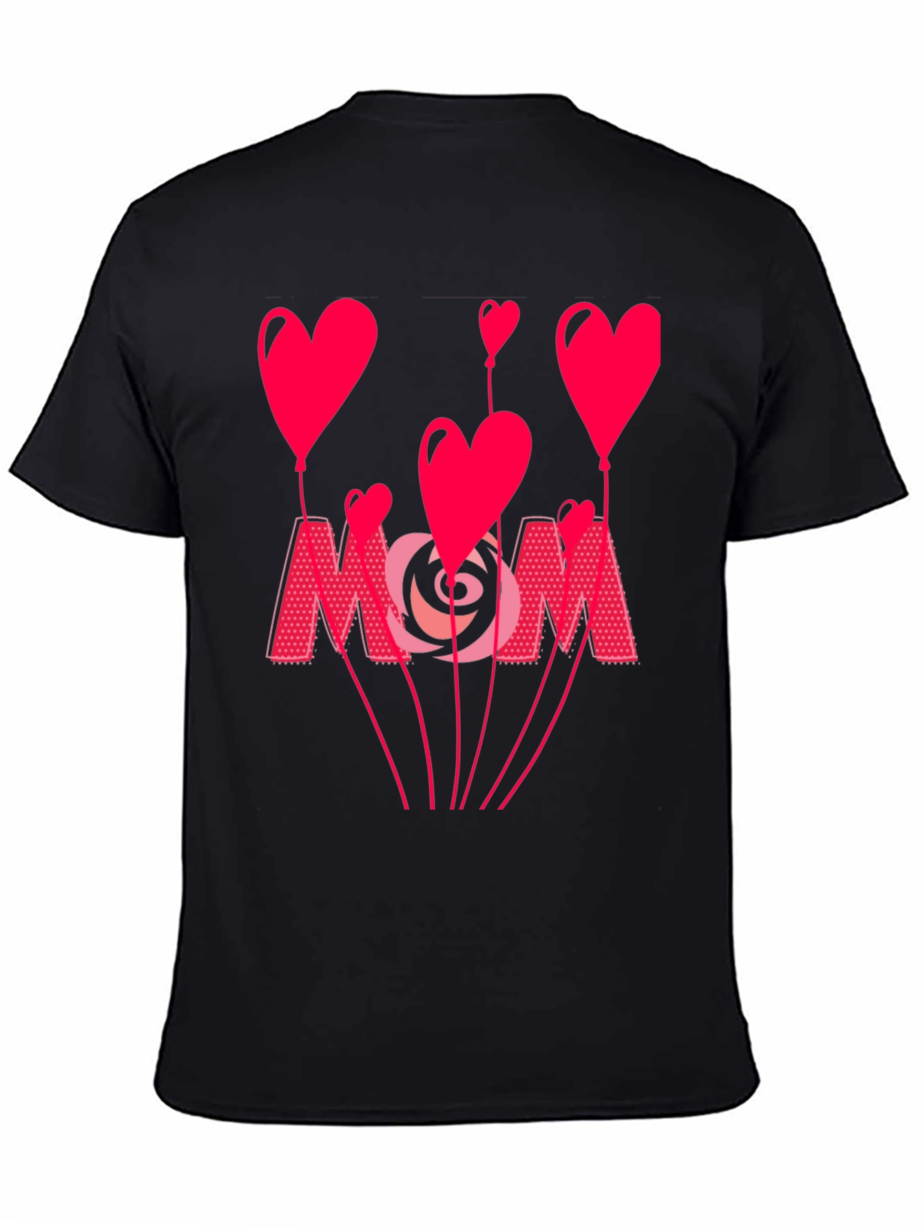 Mom Heart Balloon Graphic Tee - Mothers Day Shirt