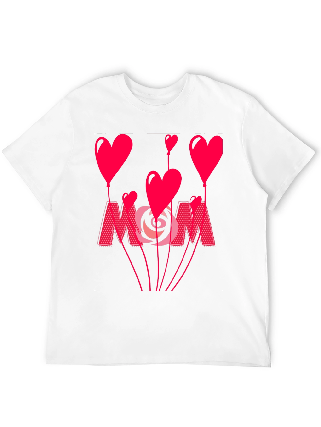 Mom Heart Balloon Graphic Tee - Mothers Day Shirt