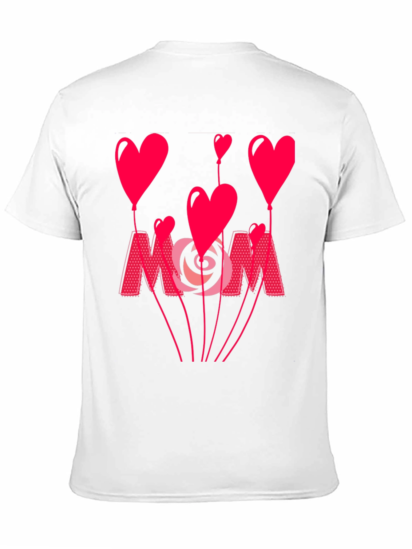 Mom Heart Balloon Graphic Tee - Mothers Day Shirt