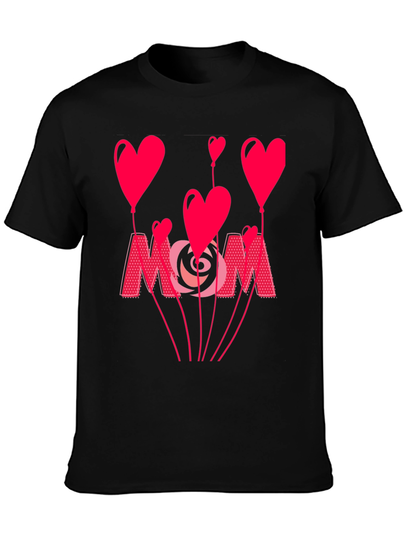 Mom Heart Balloon Graphic Tee - Mothers Day Shirt