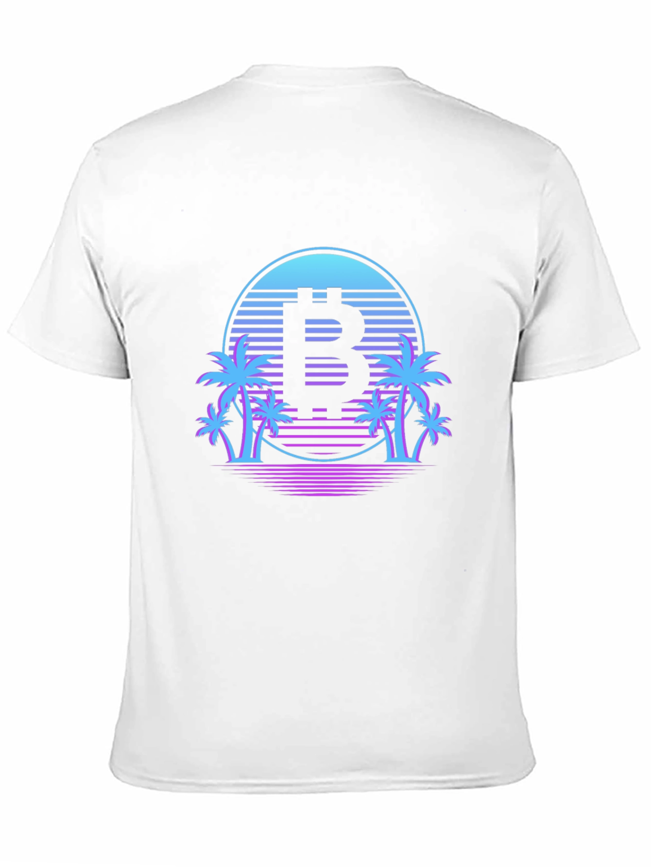 Bitcoin Retro Palm Tree T-Shirt