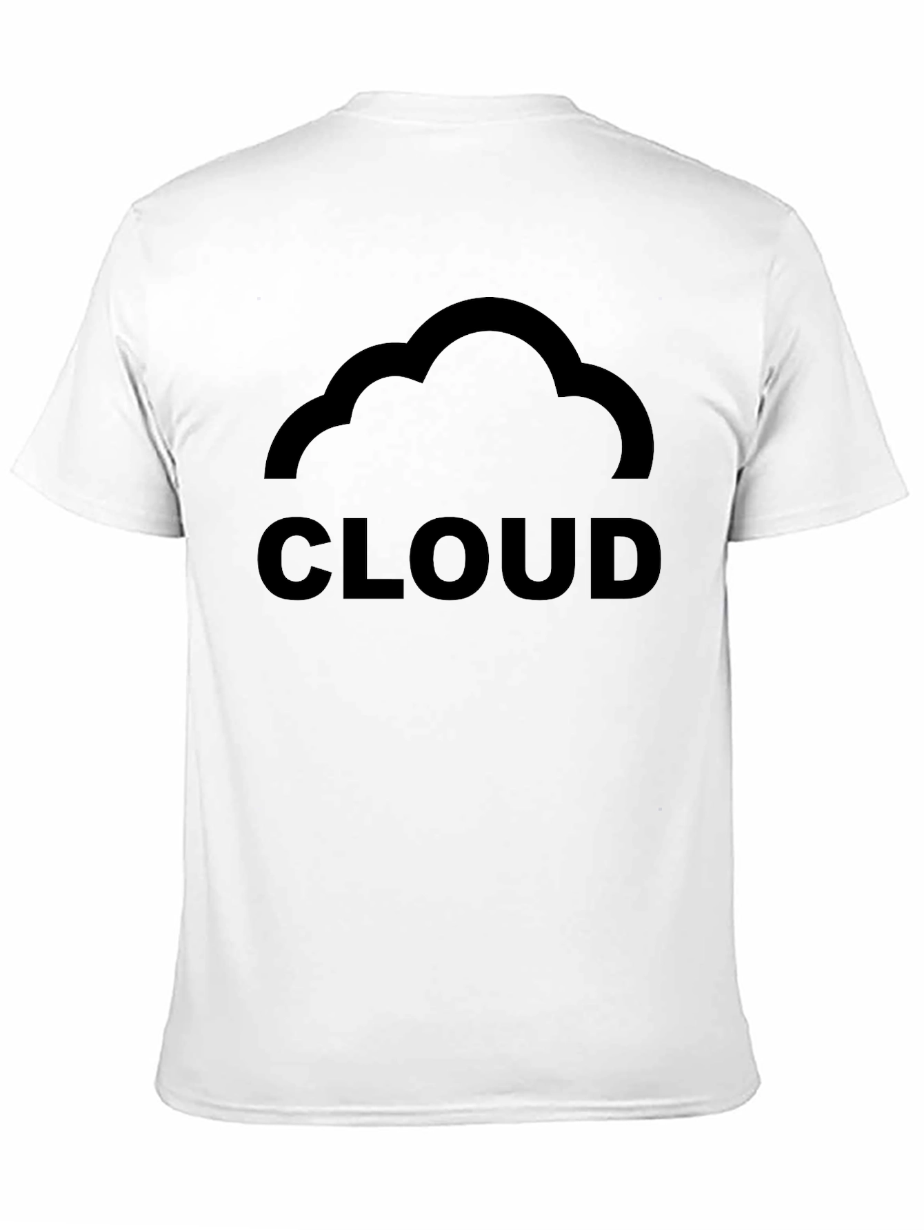 Cloud Graphic Black T-Shirt