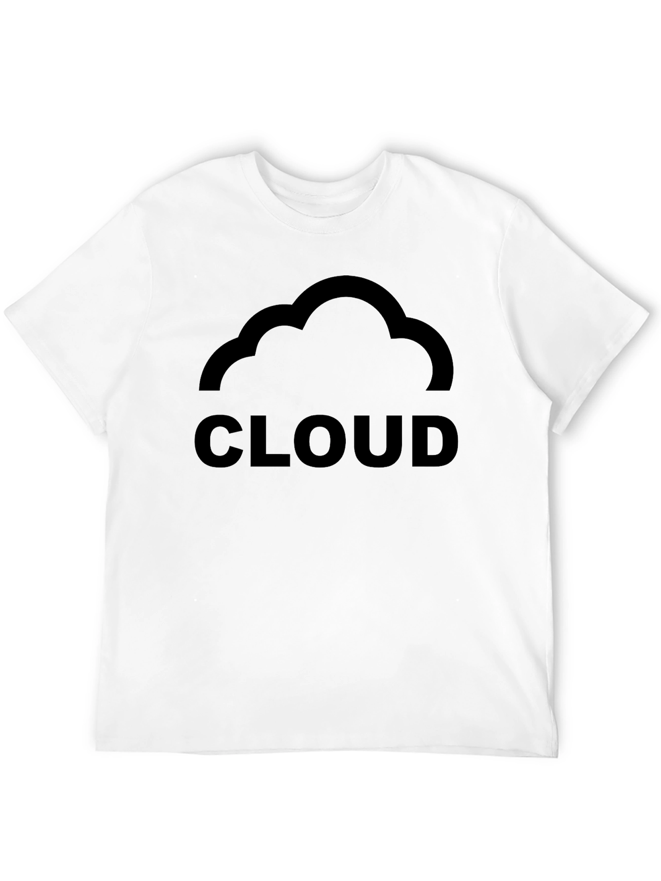 Cloud Graphic Black T-Shirt