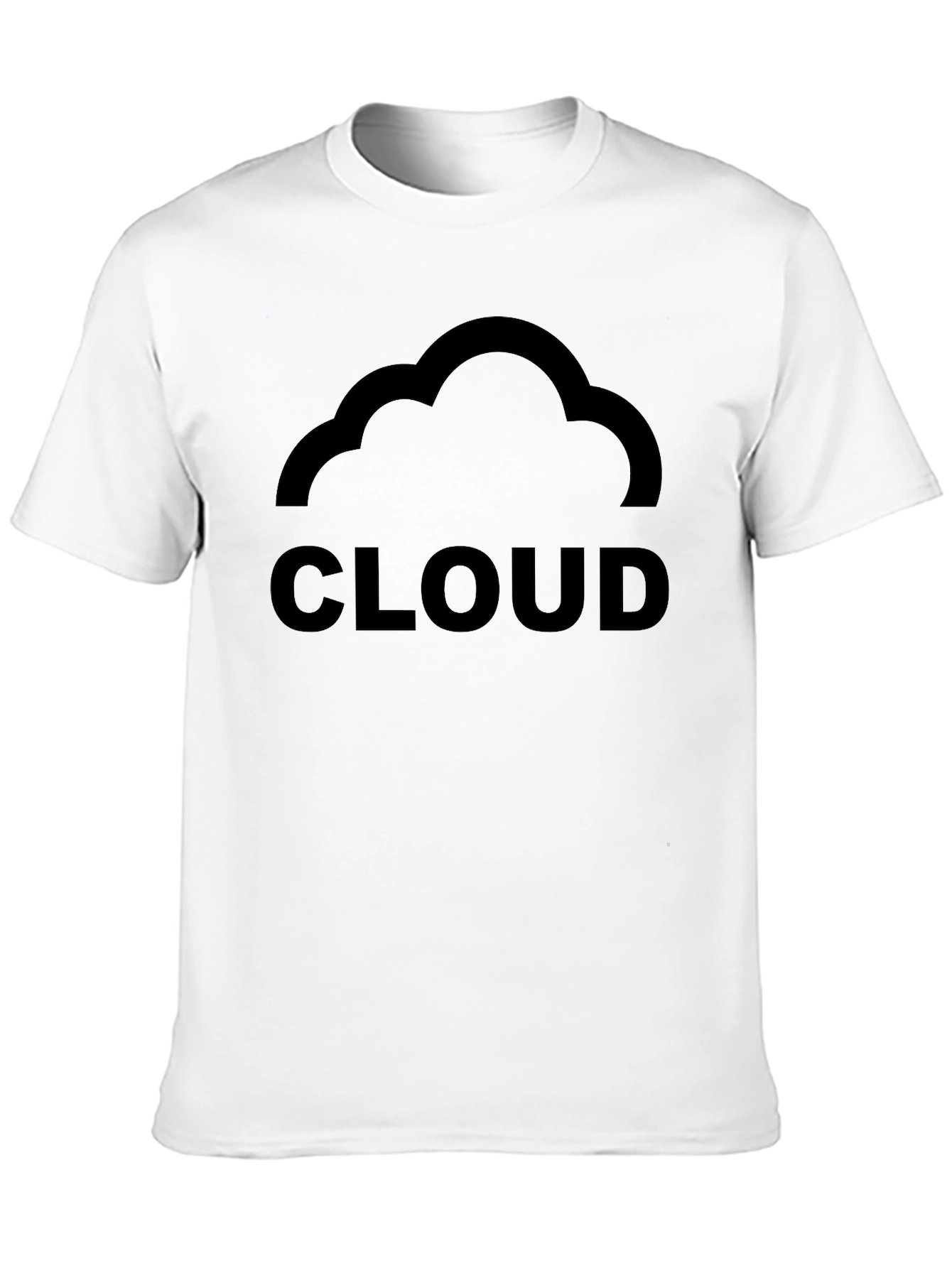 Cloud Graphic Black T-Shirt
