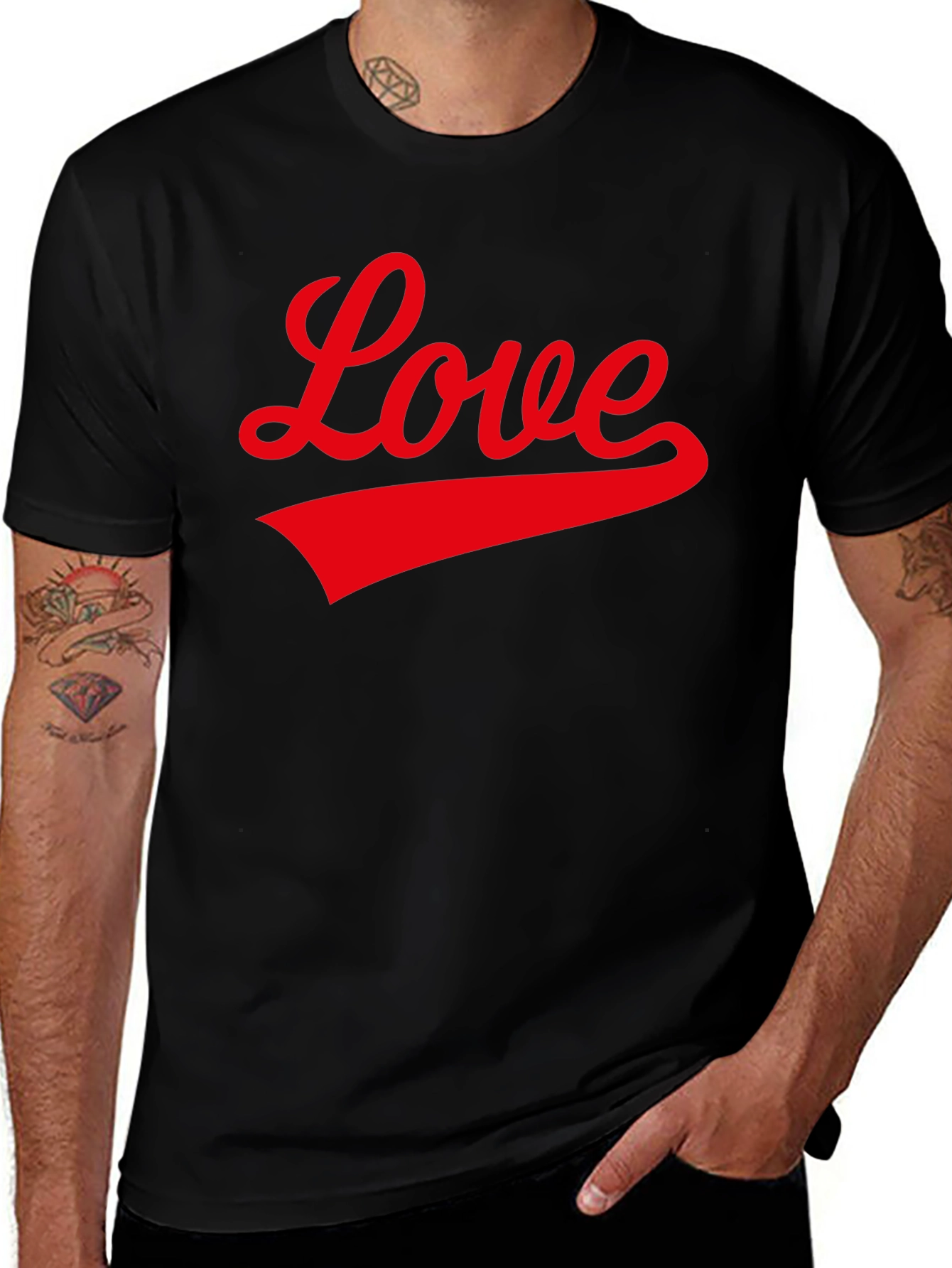 Love Graphic T-Shirt - Black