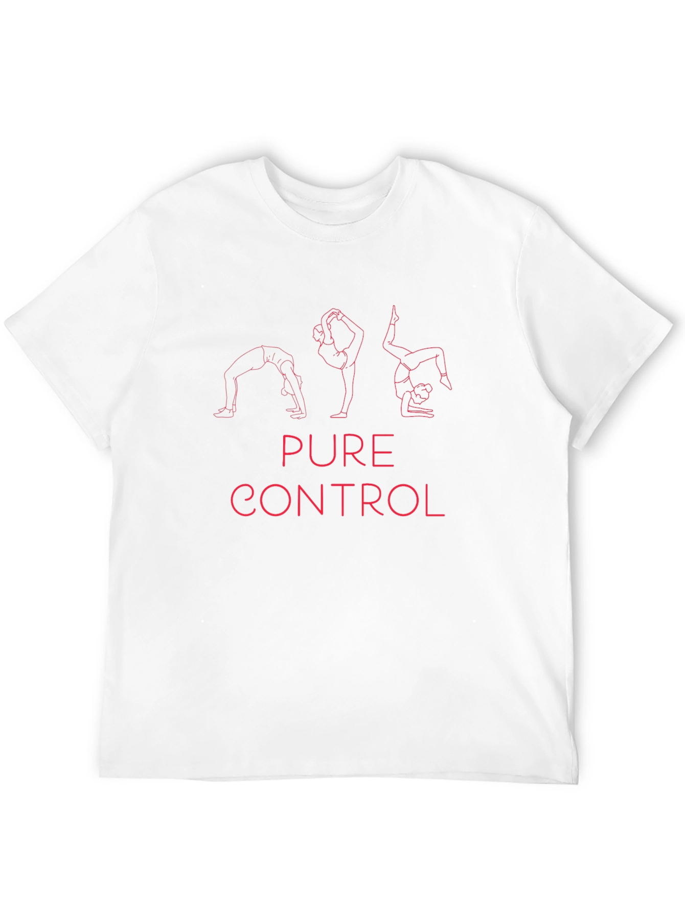 Pure Control Yoga Pose Graphic Tee - Black
