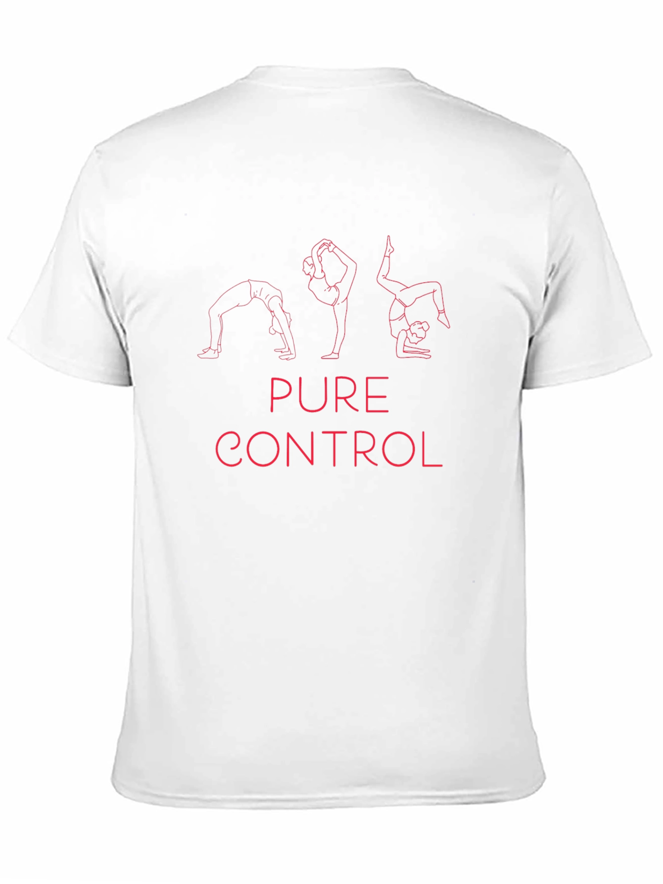 Pure Control Yoga Pose Graphic Tee - Black
