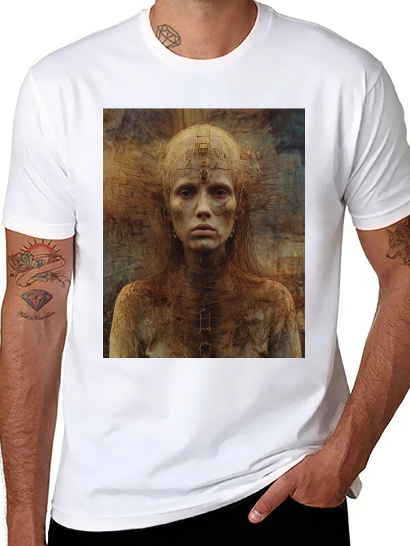 Gothic Art T-Shirt - Wearable Dark Fantasy