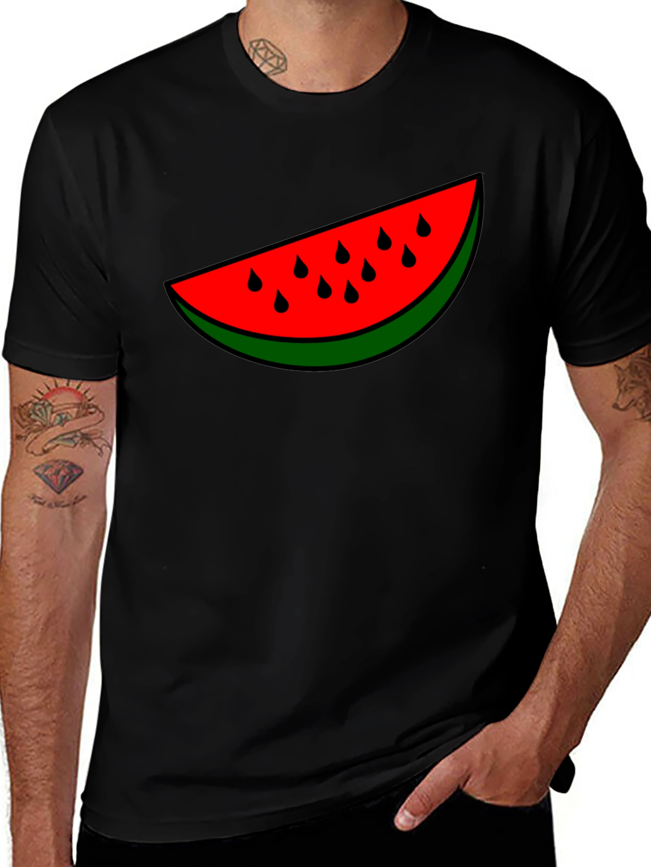 Watermelon Graphic Tee - Stylish Summer Shirt