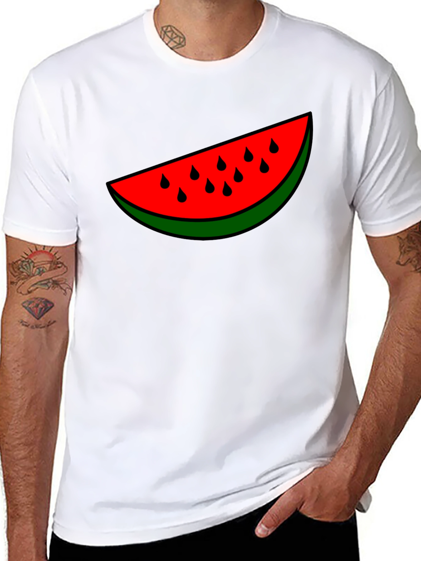 Watermelon Graphic Tee - Stylish Summer Shirt