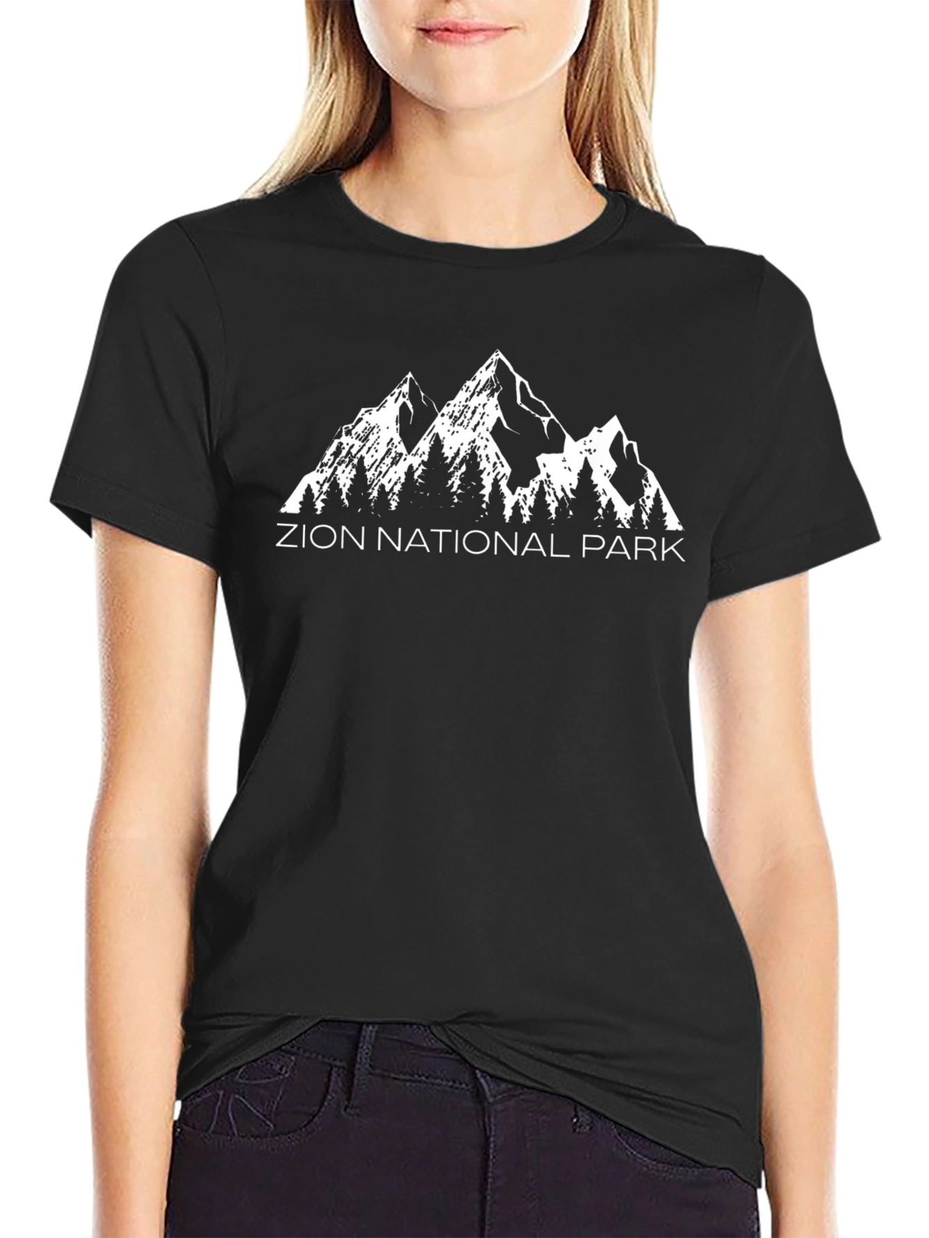 Zion National Park Black T-Shirt - Nature & Adventure