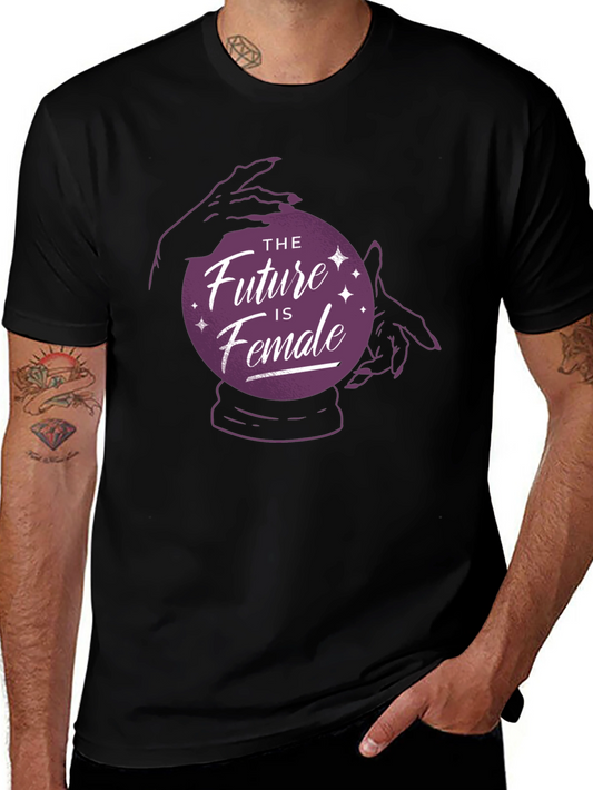 The Future is Female Graphic Tee - Black
