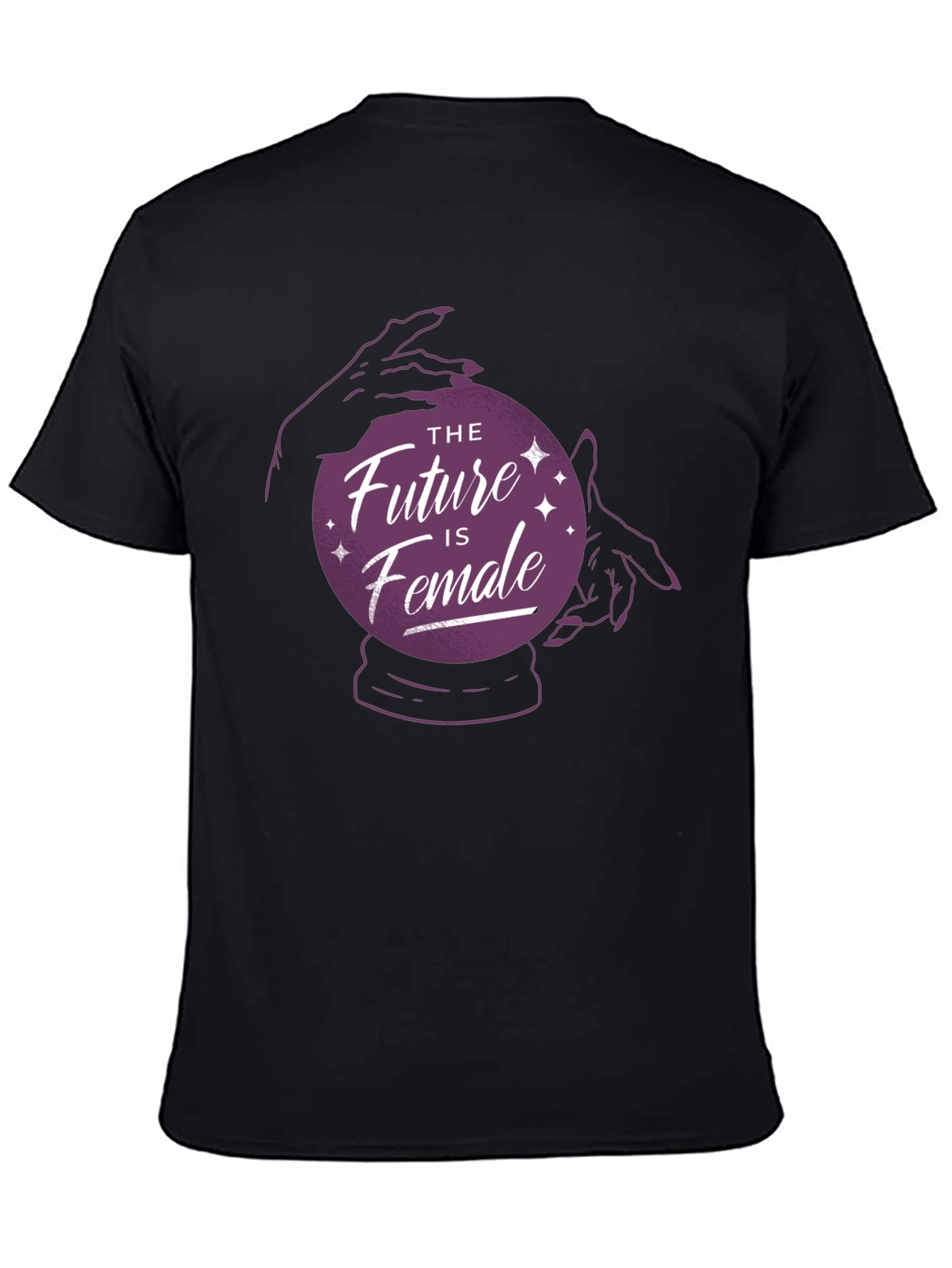The Future is Female Graphic Tee - Black