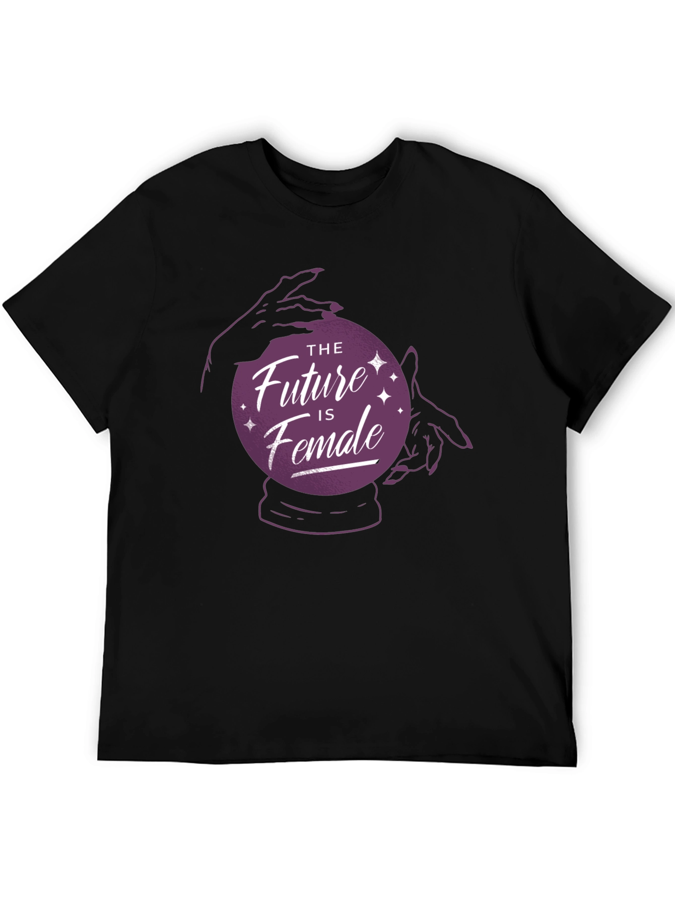 The Future is Female Graphic Tee - Black