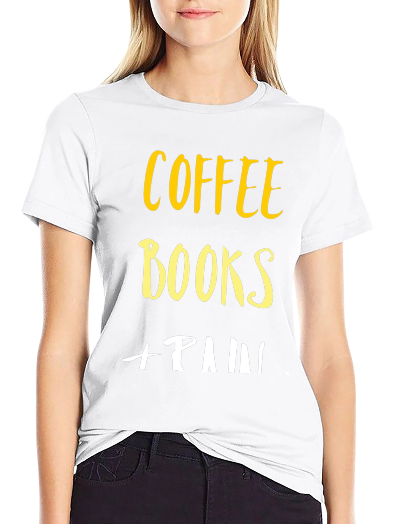 Coffee Books Pain Graphic Tee - Unisex