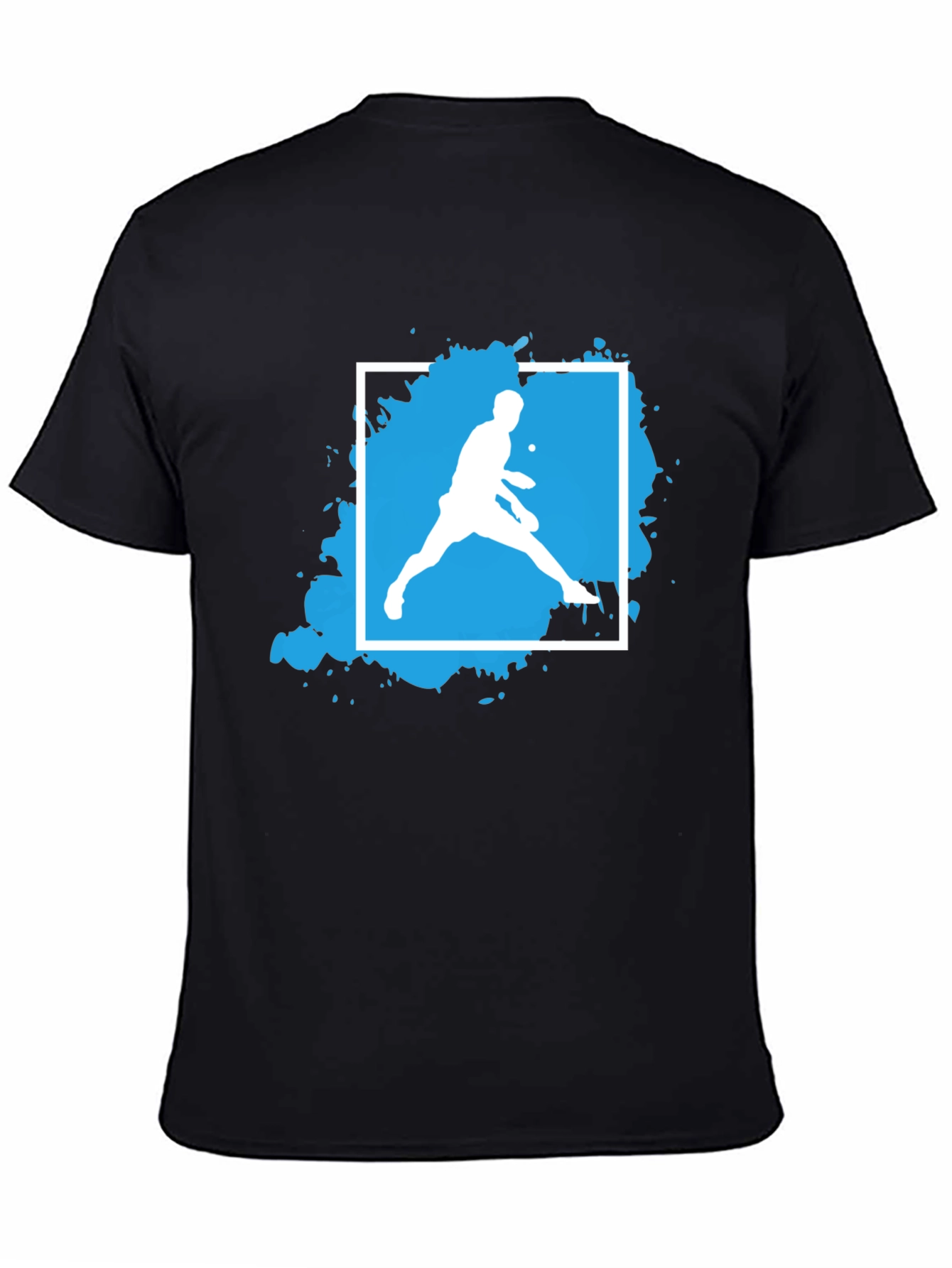 Tennis Player Graphic Tee - Modern Sport Style