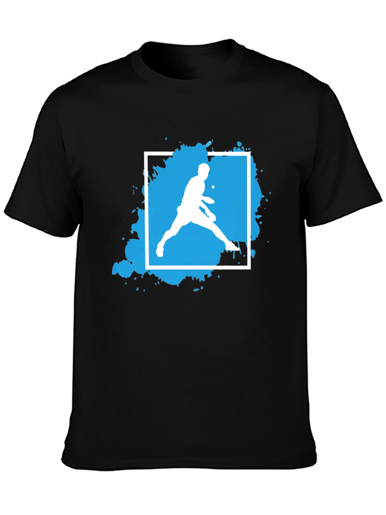 Tennis Player Graphic Tee - Modern Sport Style