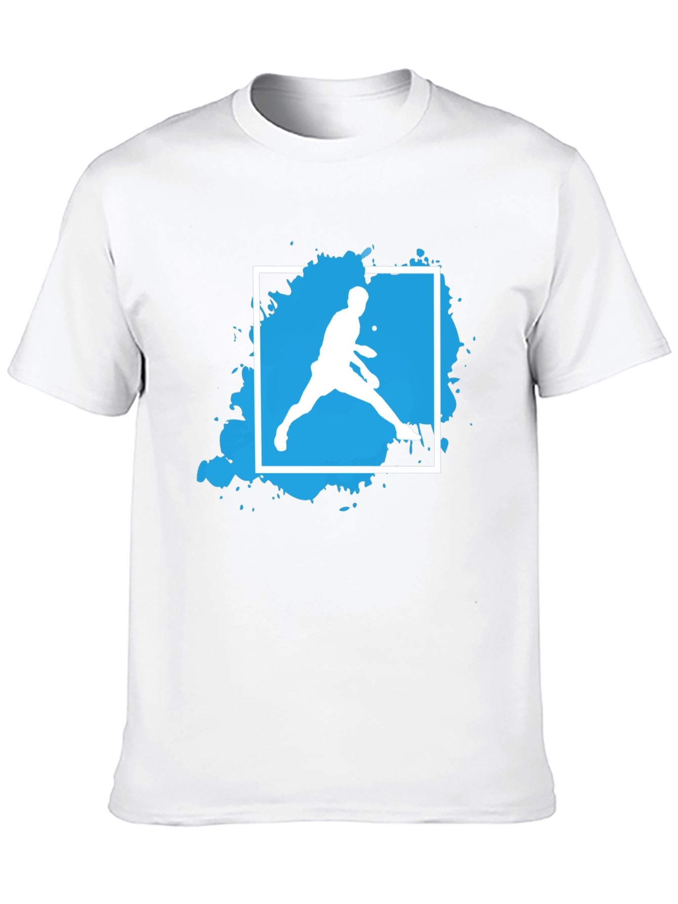 Tennis Player Graphic Tee - Modern Sport Style