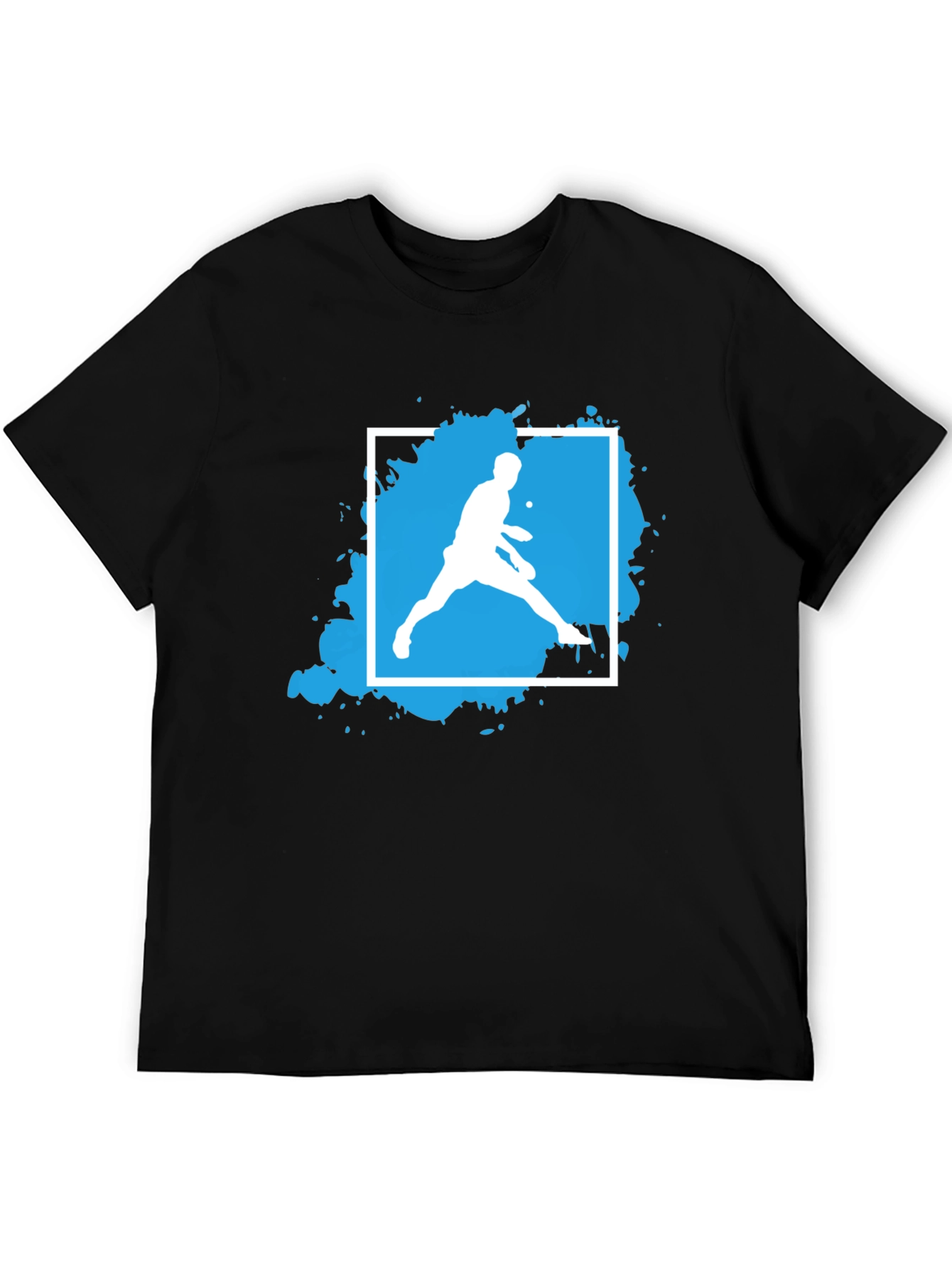 Tennis Player Graphic Tee - Modern Sport Style