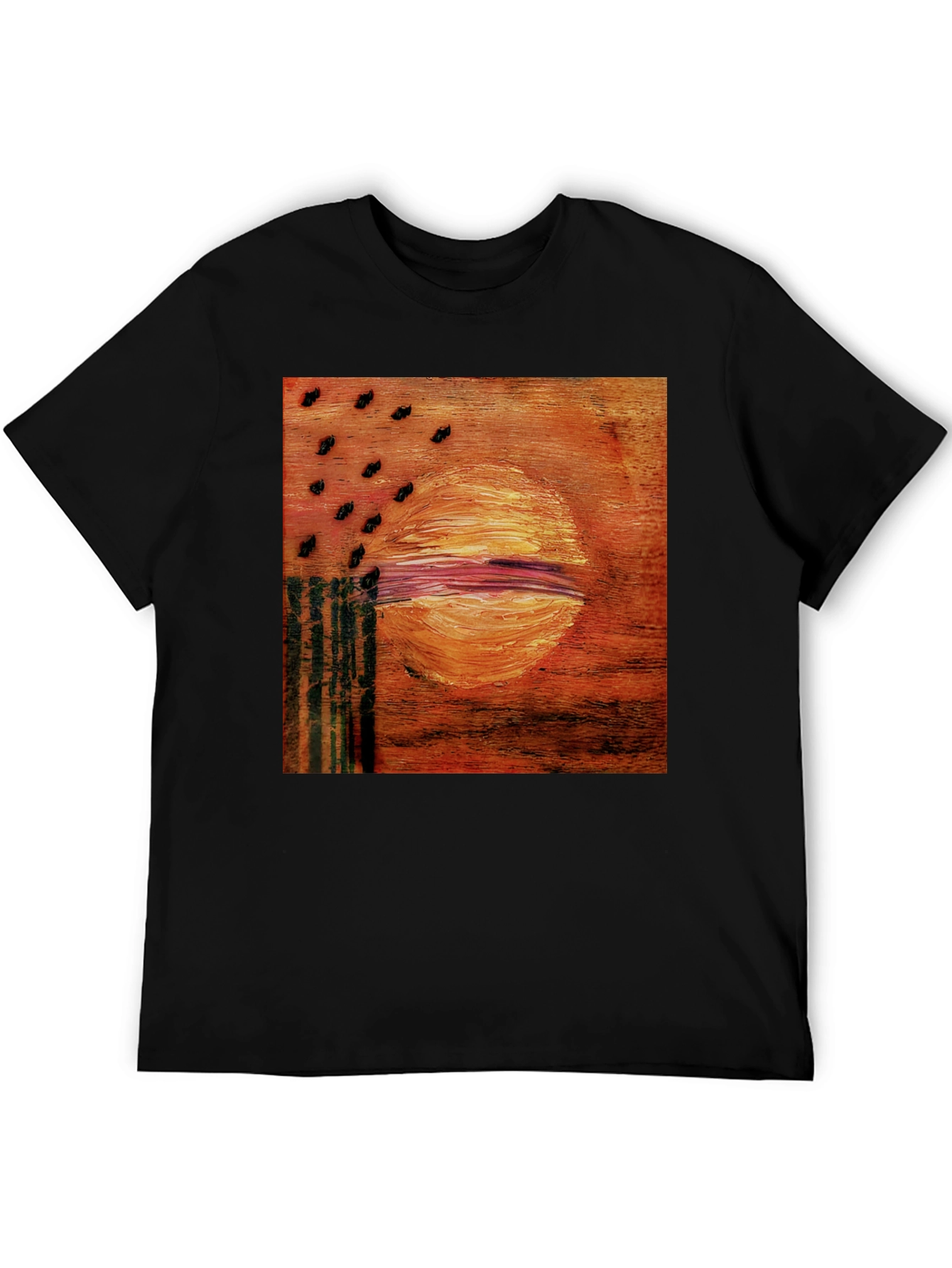 Abstract Sun Graphic Tee