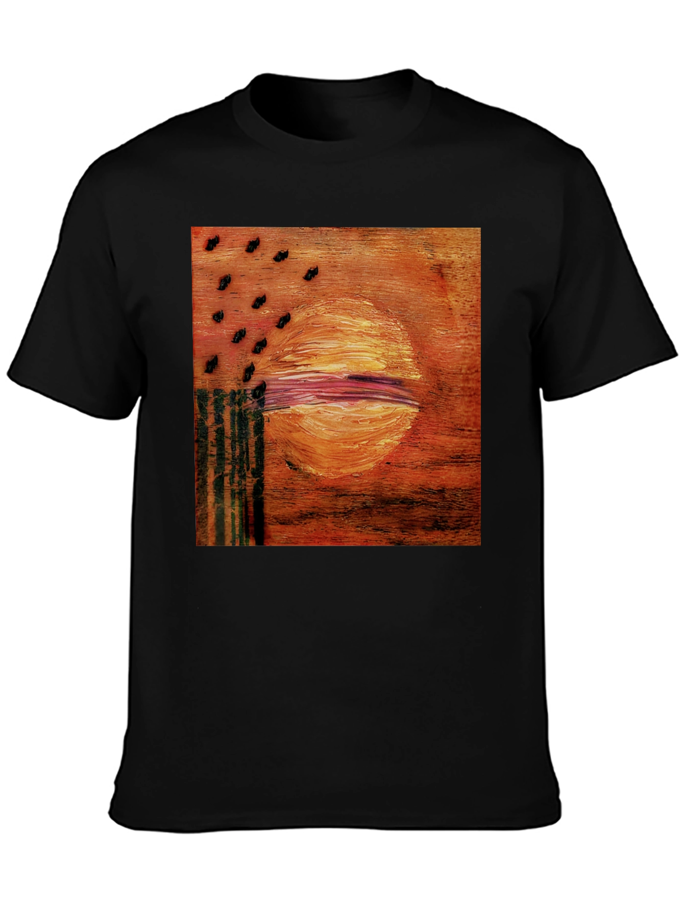 Abstract Sun Graphic Tee
