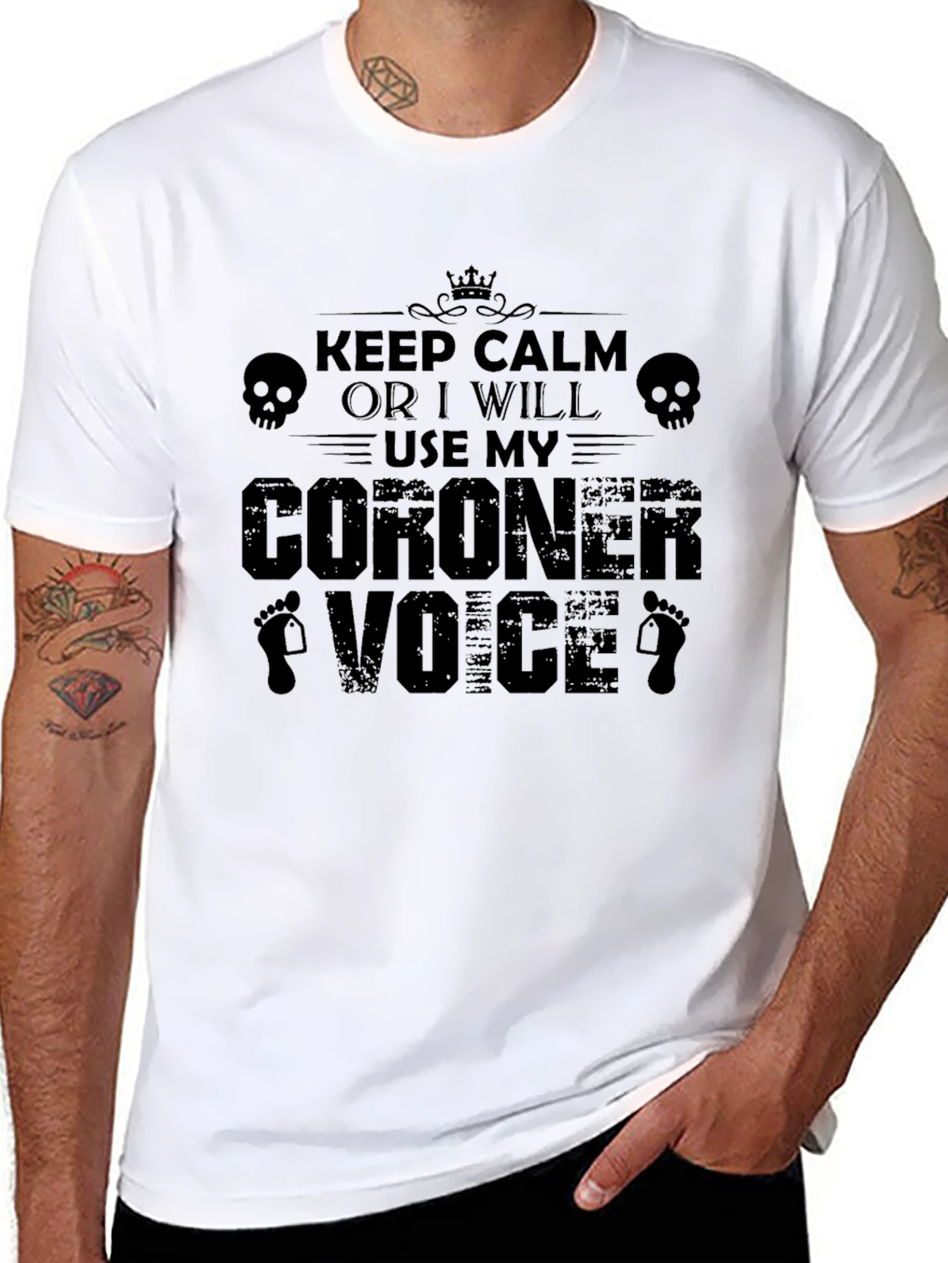 Keep Calm Coroner Voice T-Shirt
