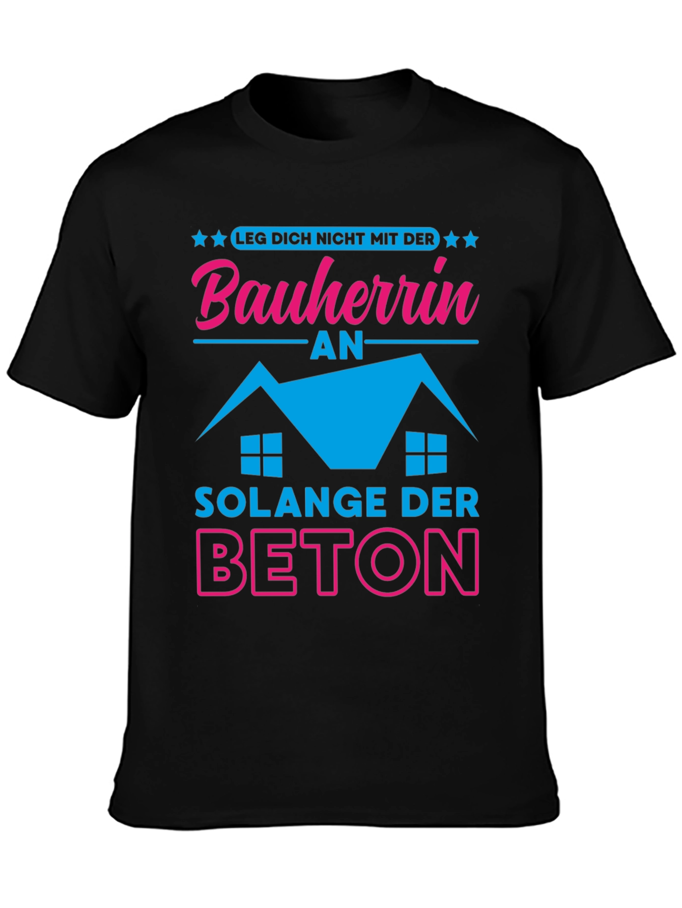 Bauherrin Beton T-Shirt - Funny German Construction Tee