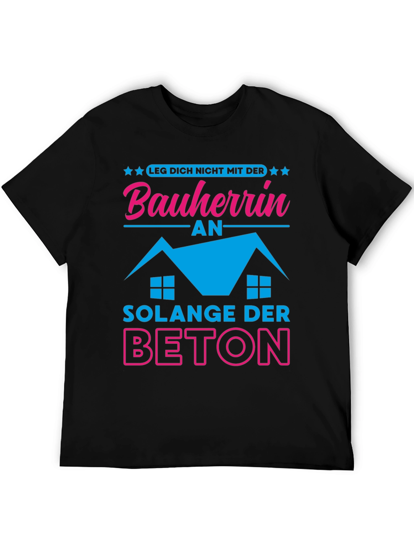 Bauherrin Beton T-Shirt - Funny German Construction Tee