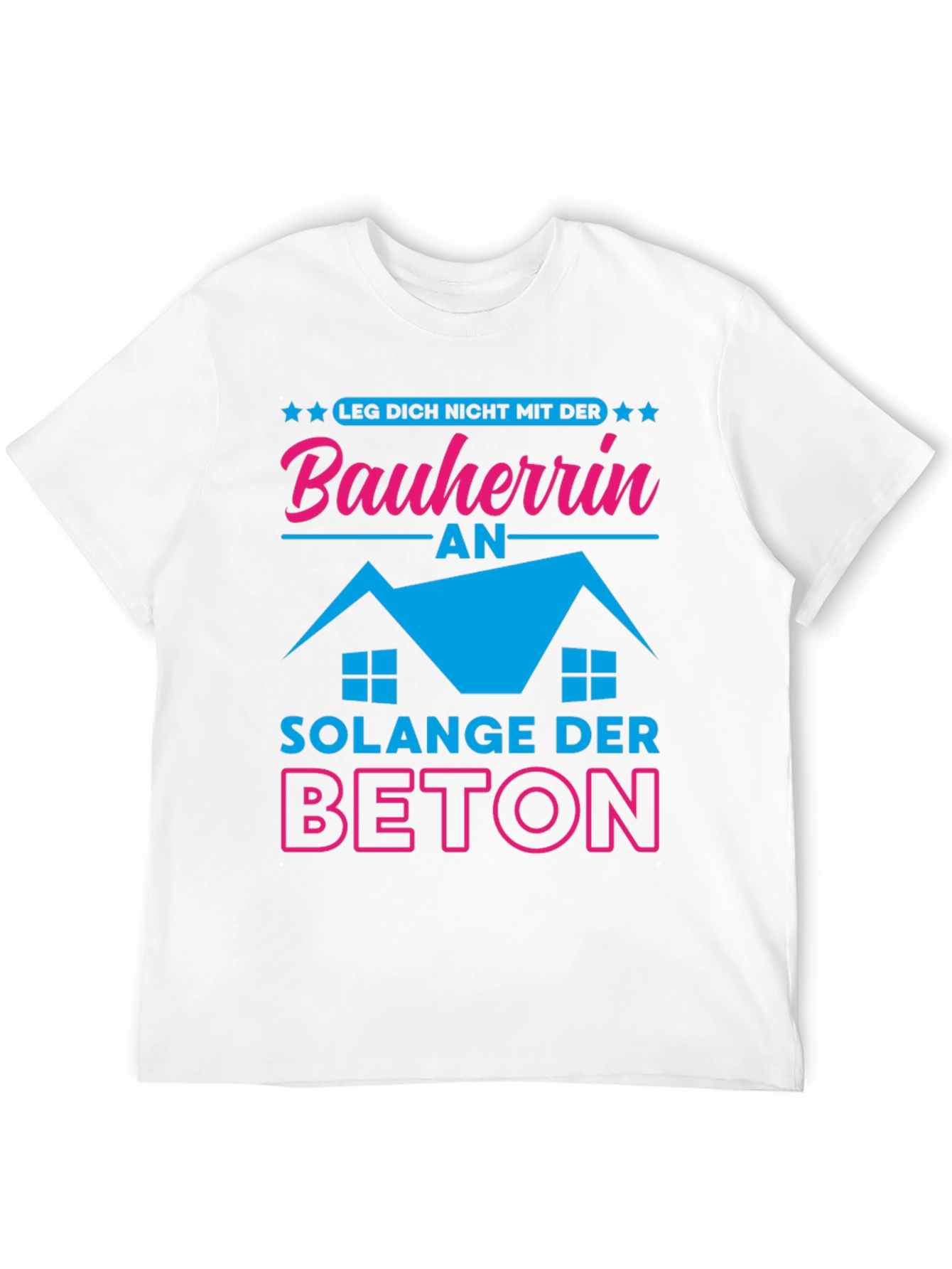Bauherrin Beton T-Shirt - Funny German Construction Tee