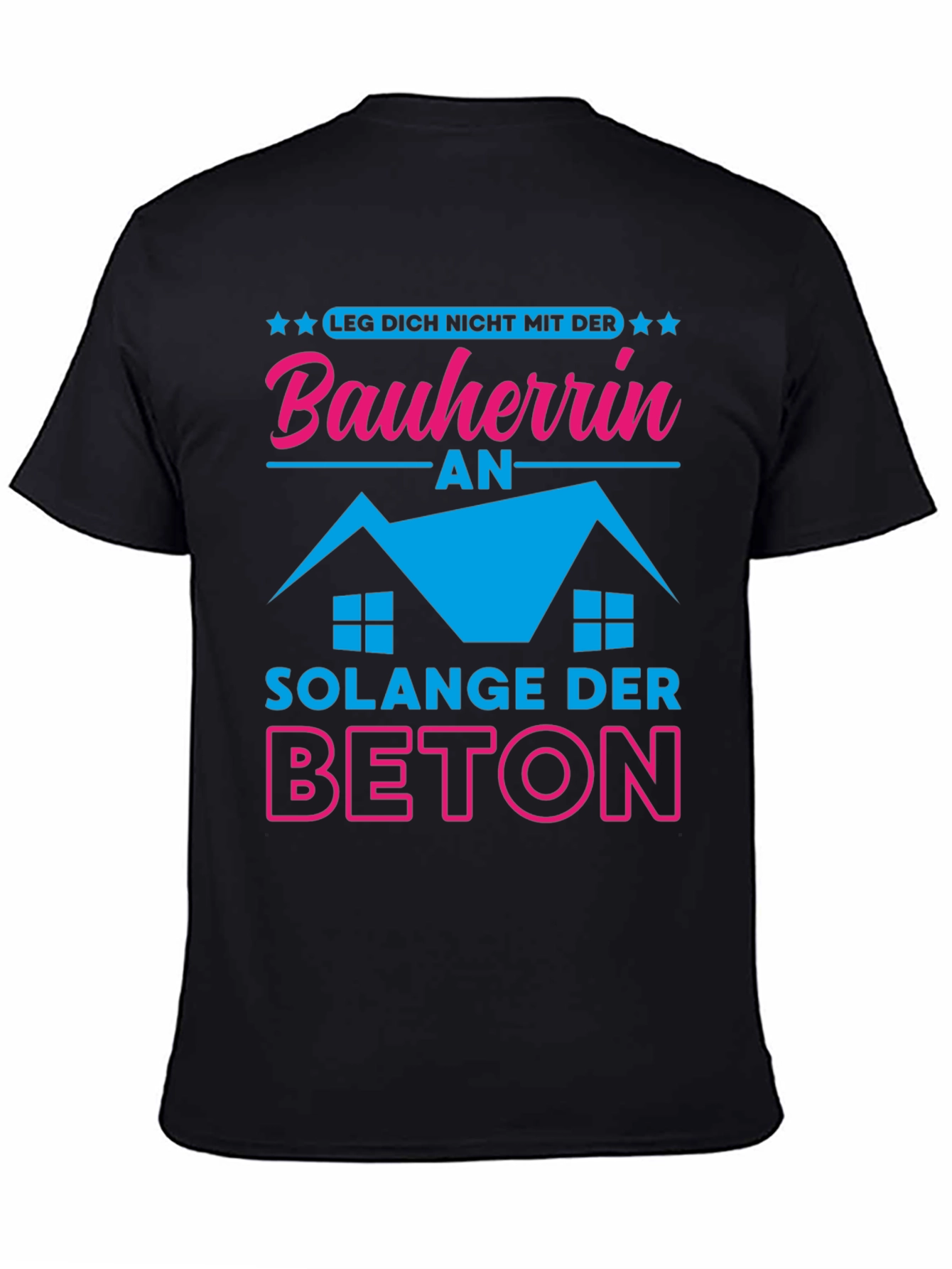 Bauherrin Beton T-Shirt - Funny German Construction Tee