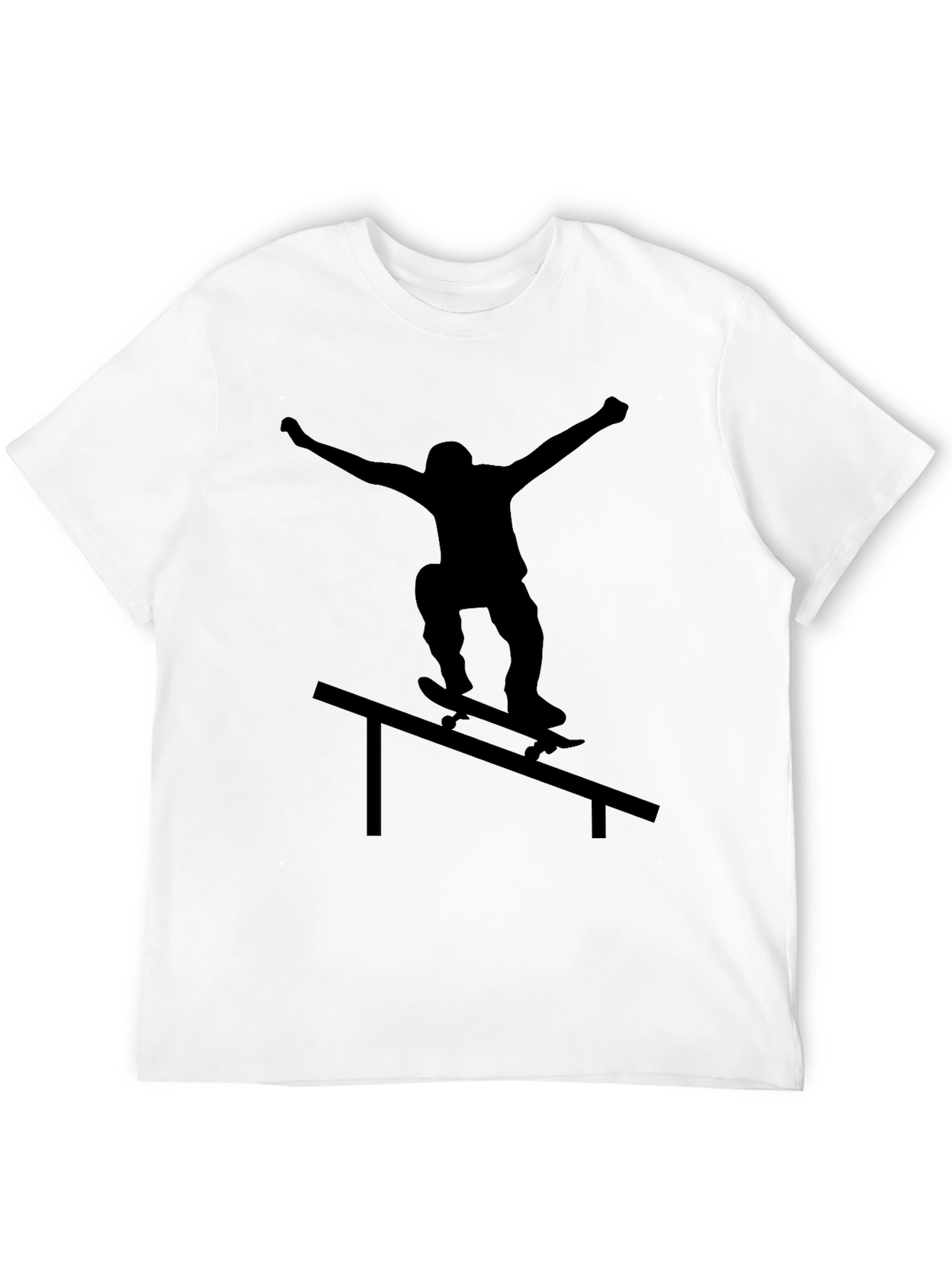 Black T-Shirt Skateboard Design
