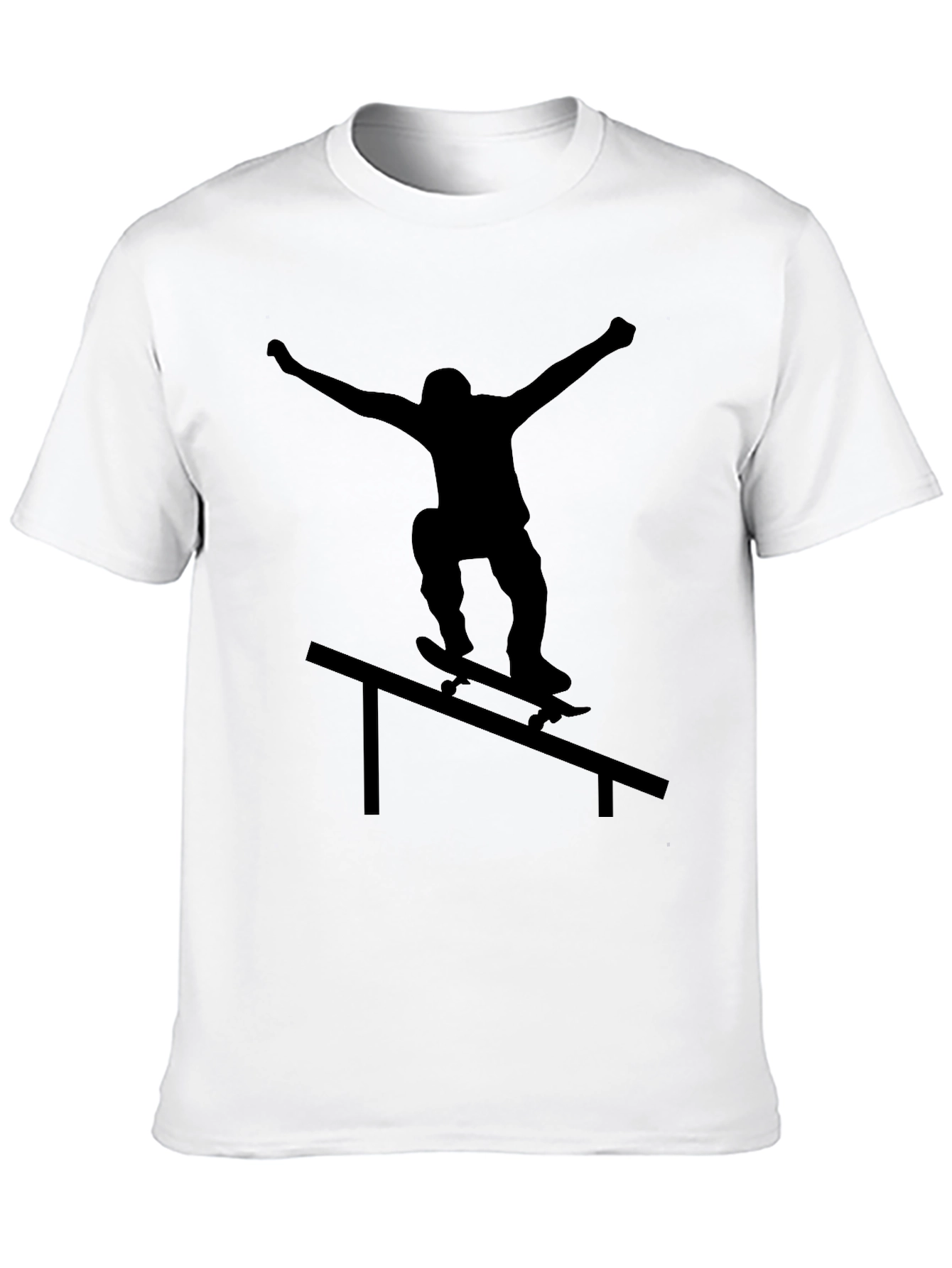 Black T-Shirt Skateboard Design