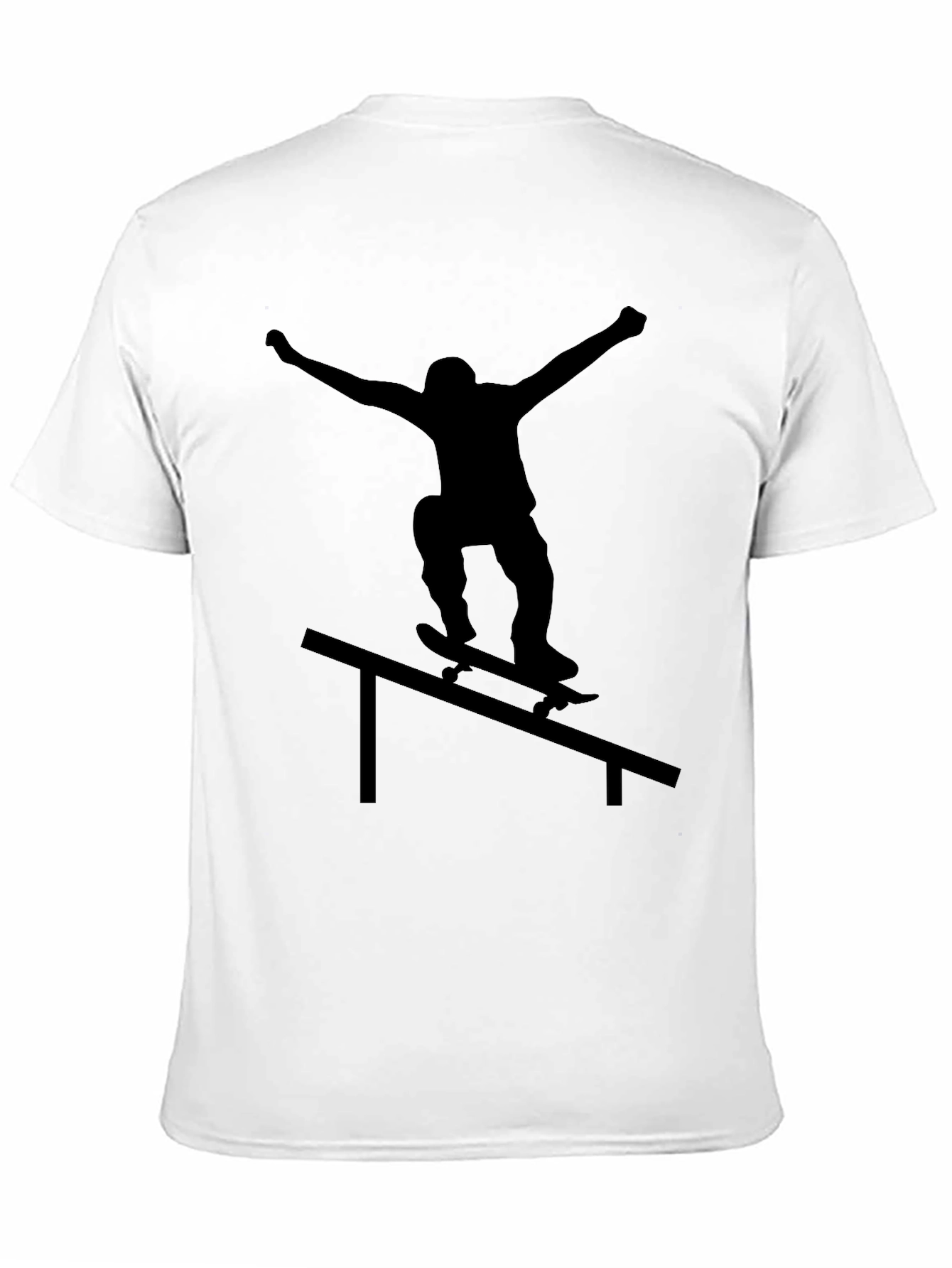 Black T-Shirt Skateboard Design