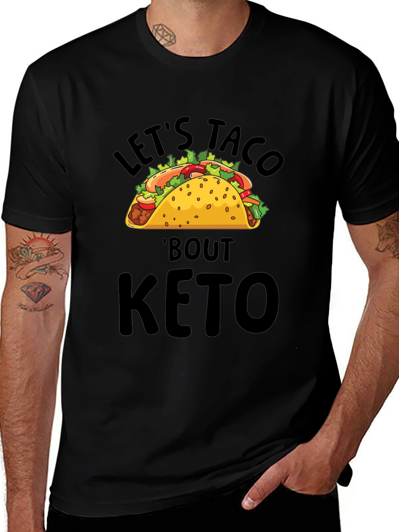 Lets Taco Bout Keto T-Shirt