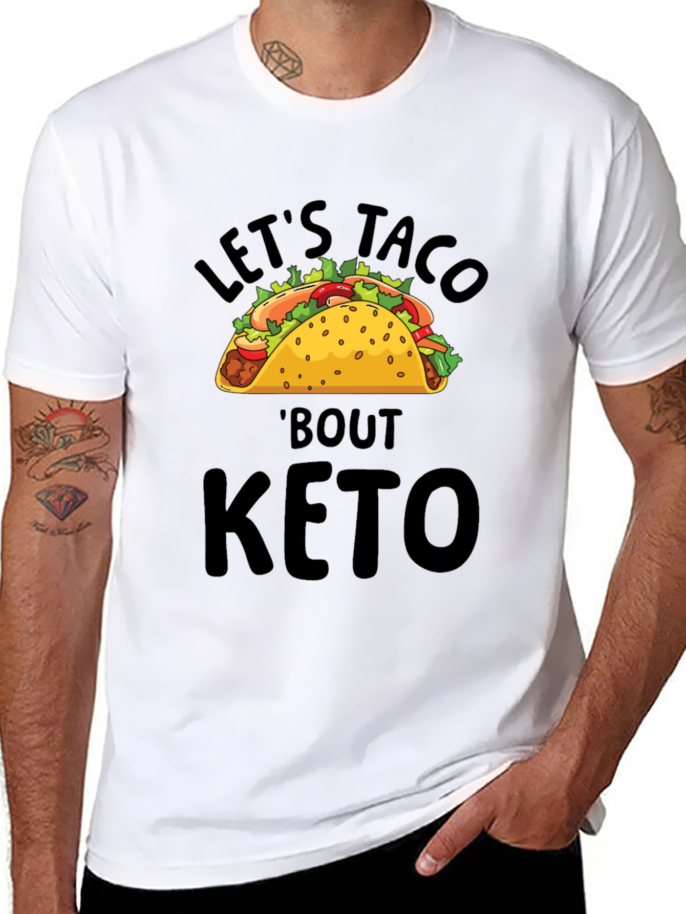 Lets Taco Bout Keto T-Shirt