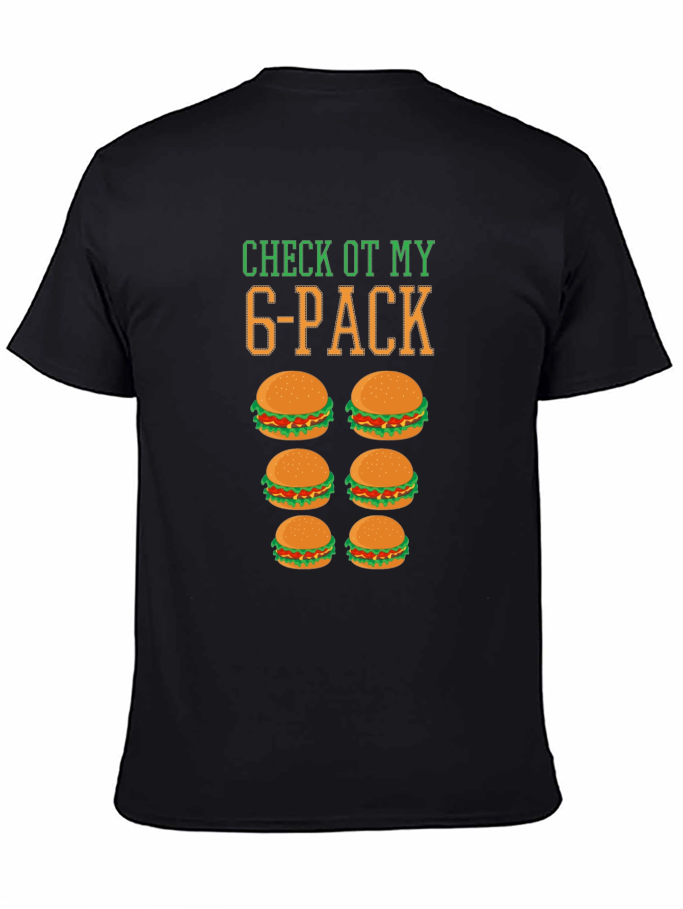Funny 6-Pack Burger T-Shirt