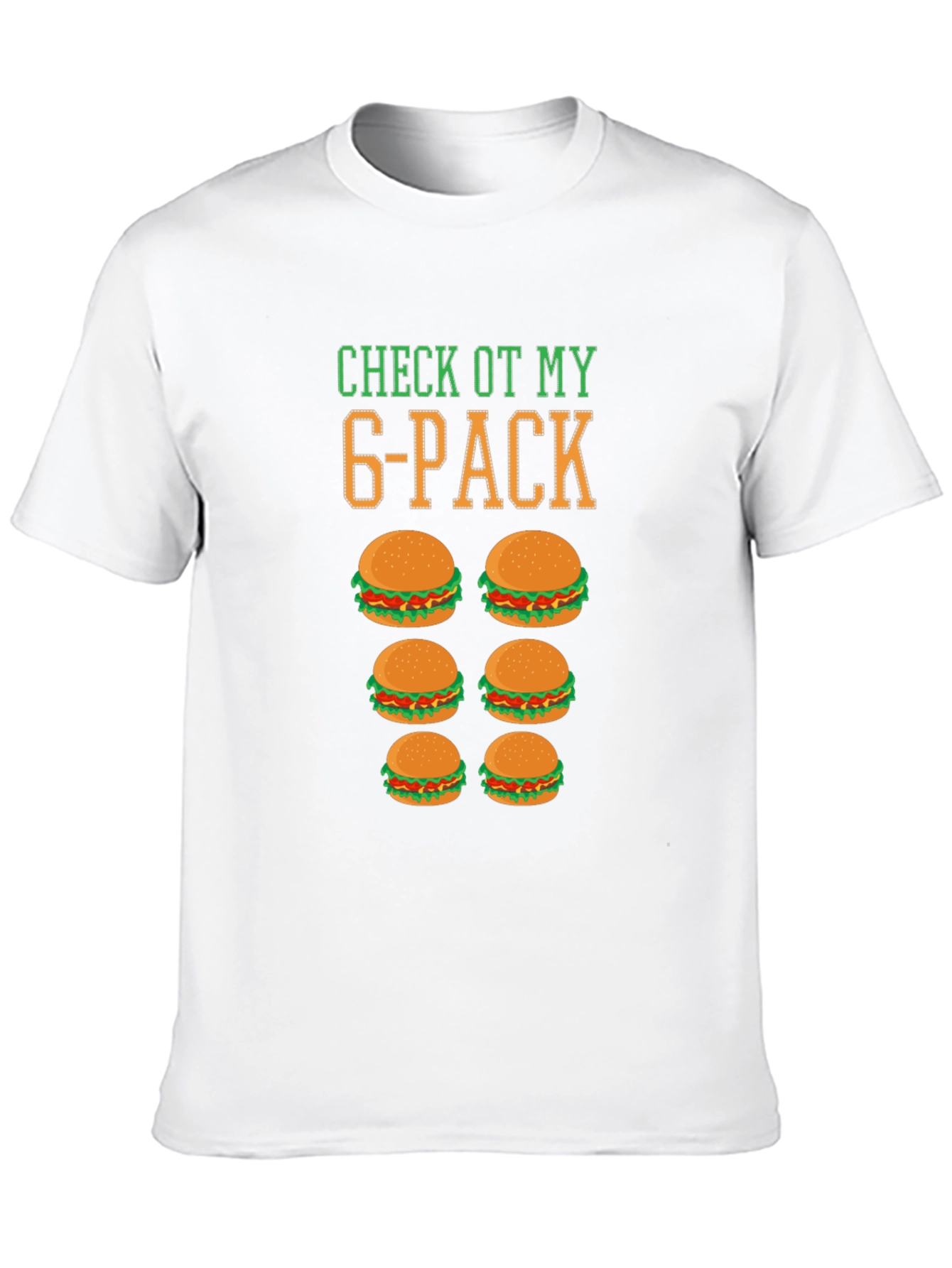 Funny 6-Pack Burger T-Shirt