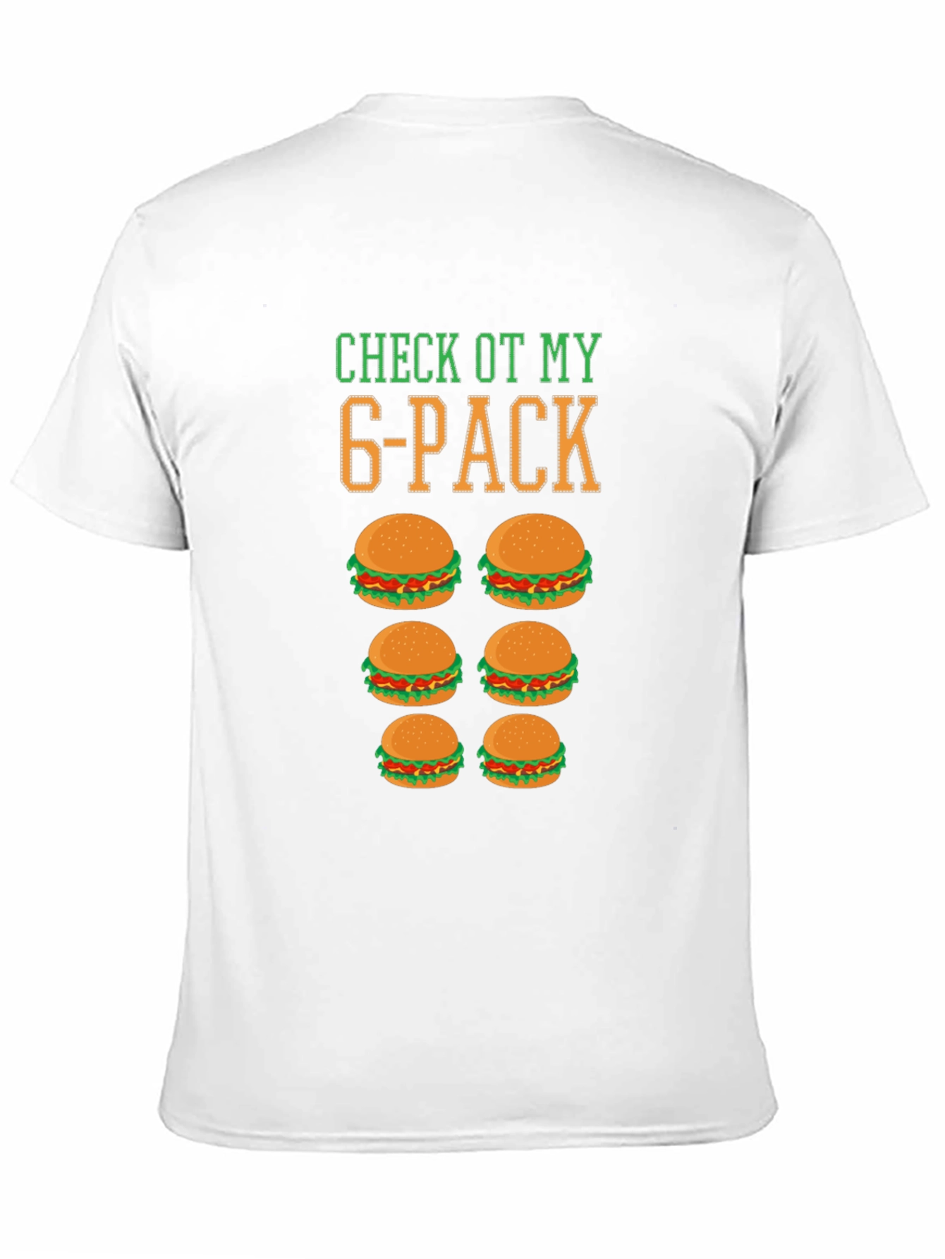 Funny 6-Pack Burger T-Shirt