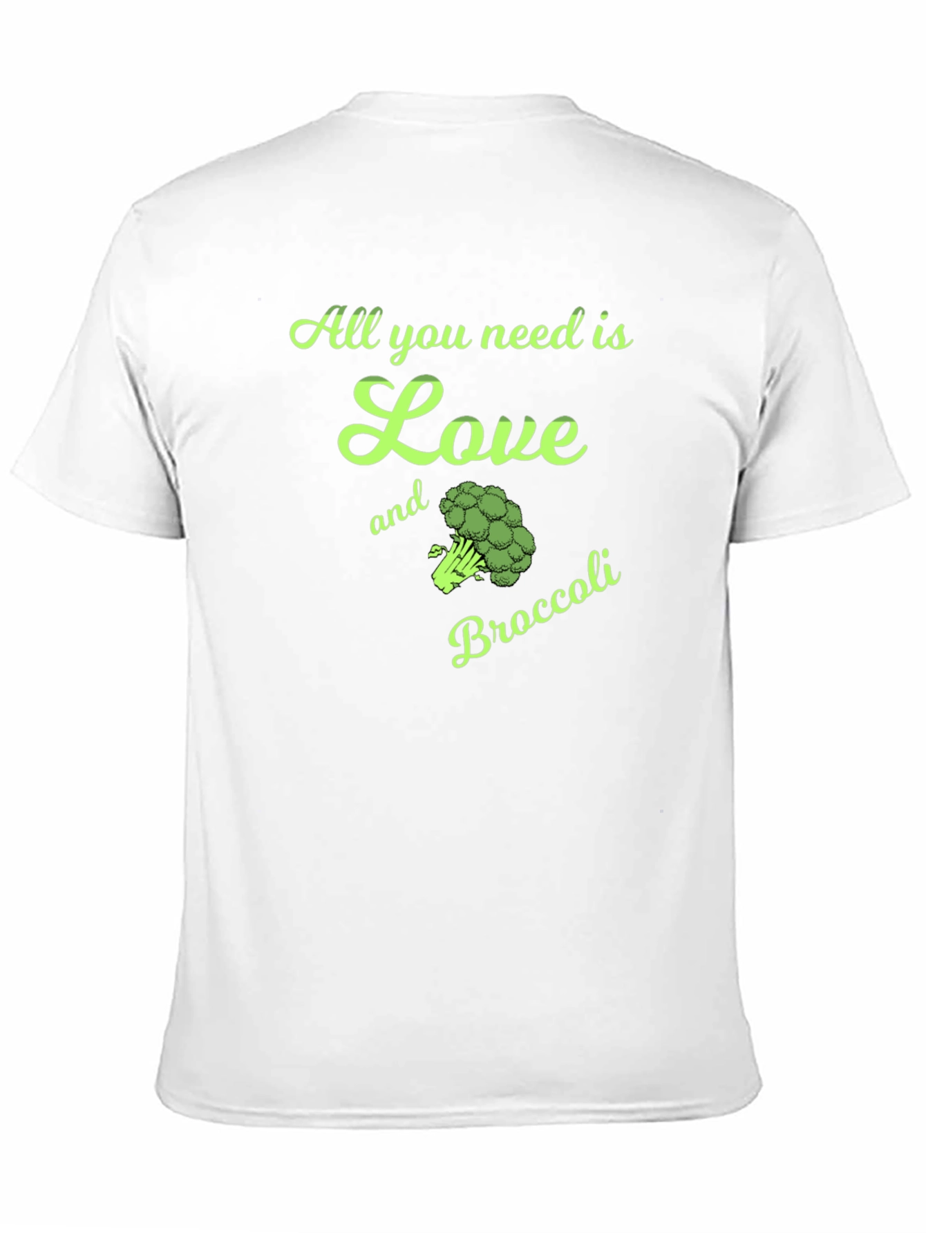Love and Broccoli T-Shirt - Vegan Style