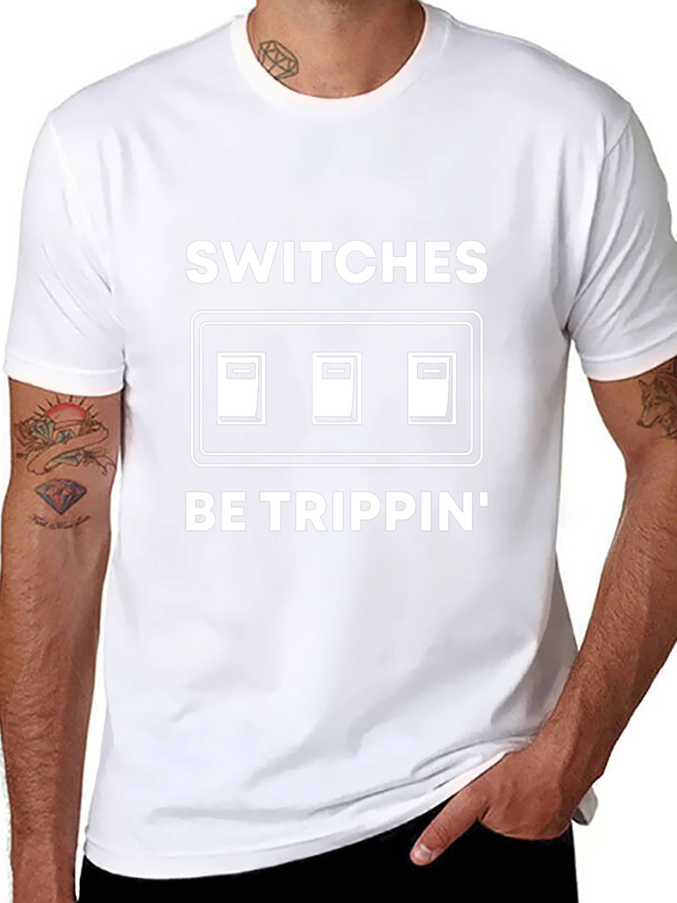 Switches Be Trippin Graphic T-Shirt