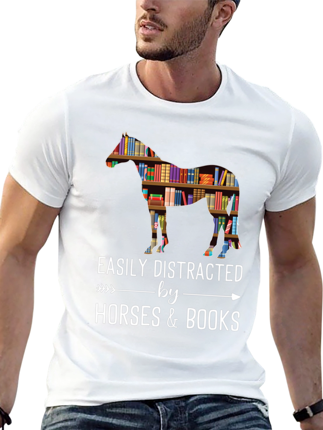 Horse & Books T-Shirt