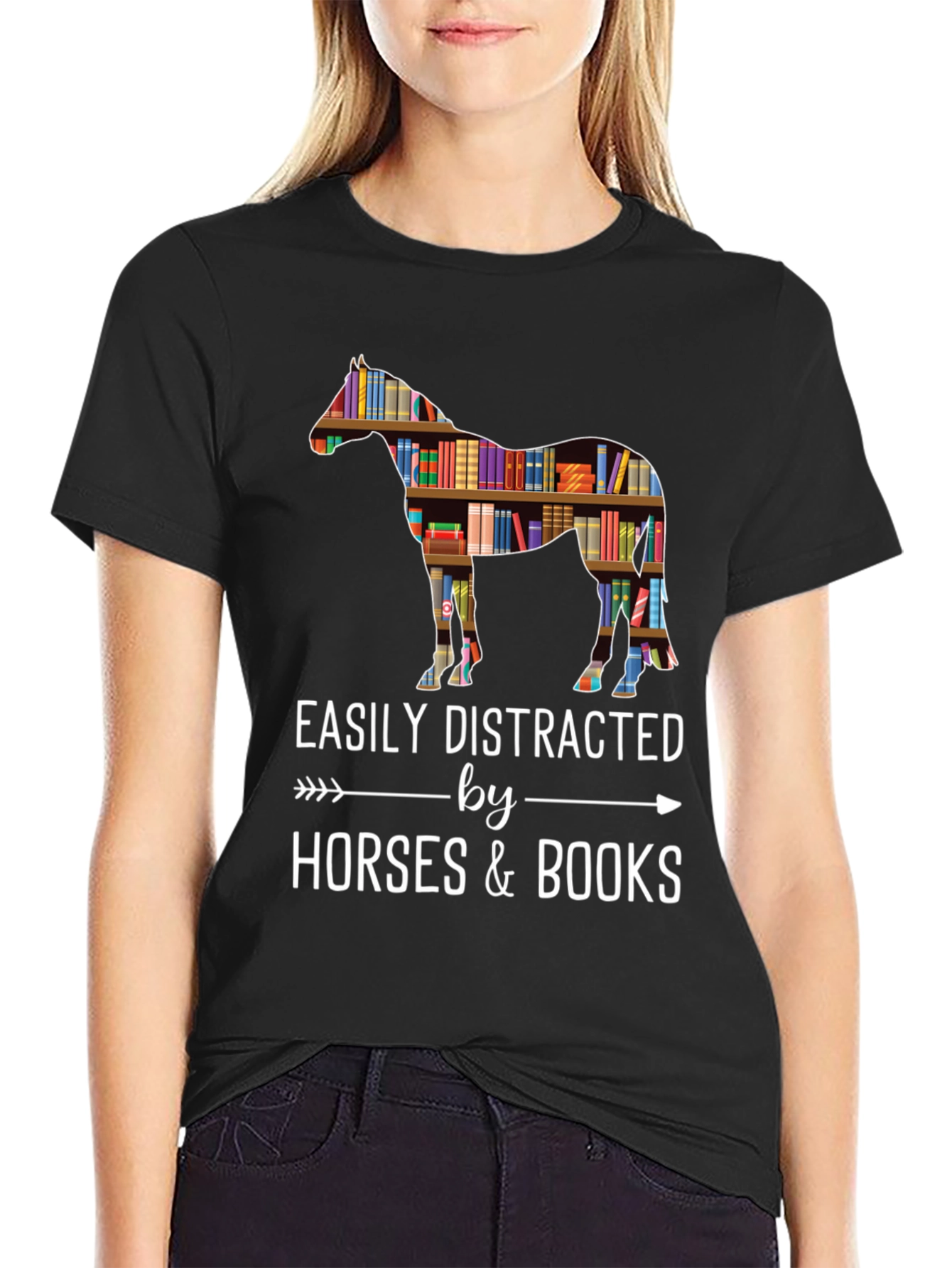 Horse & Books T-Shirt