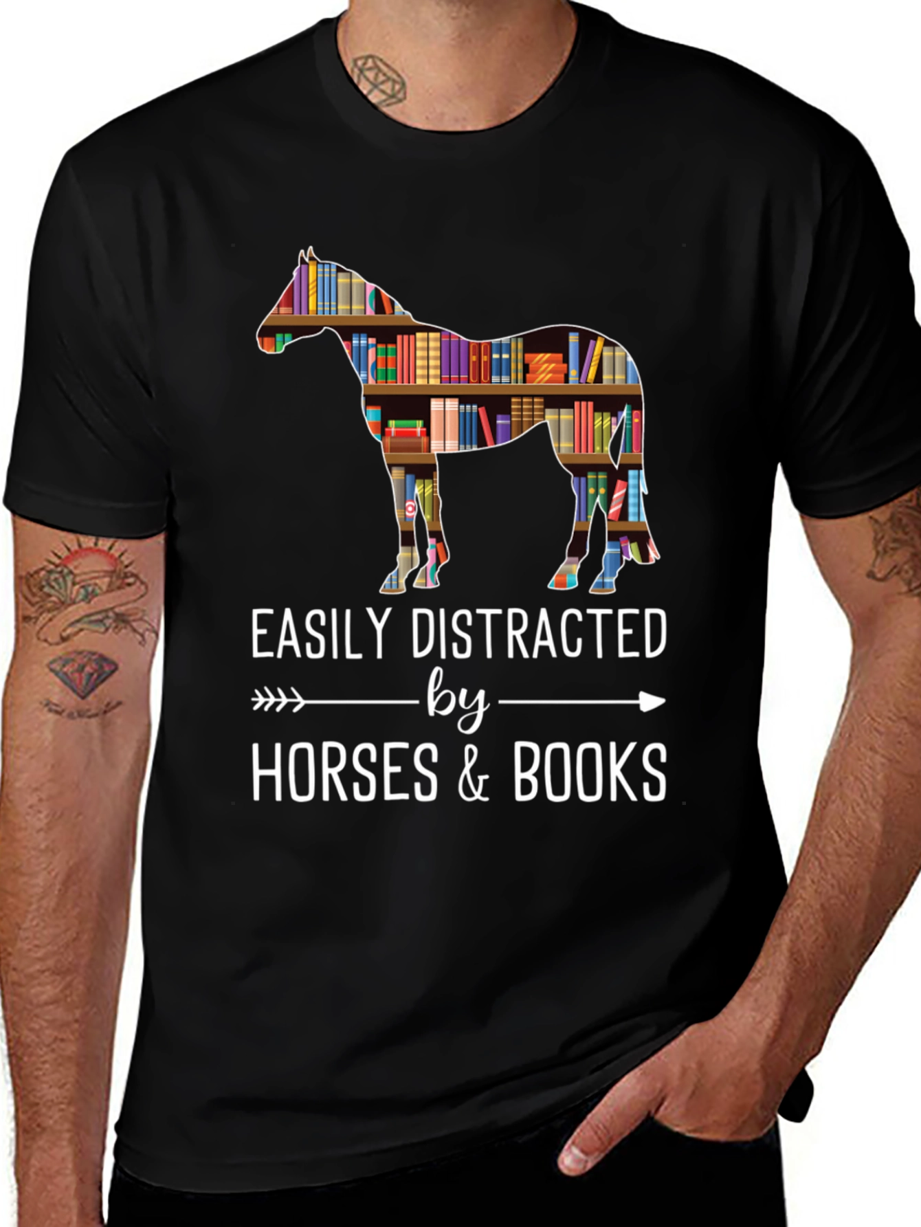 Horse & Books T-Shirt