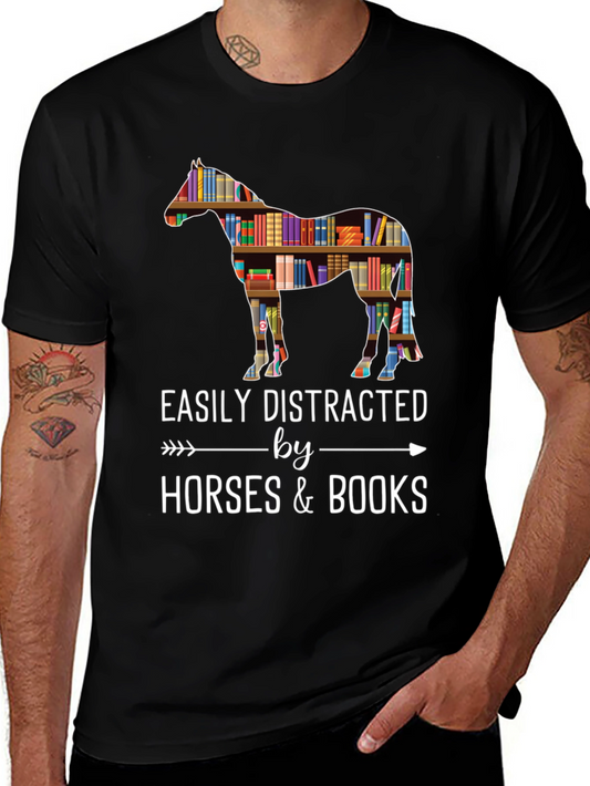 Horse & Books T-Shirt