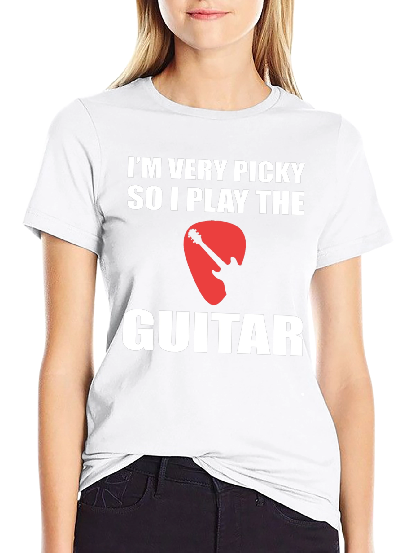 Funny Guitar Player T-Shirt - Im Very Picky