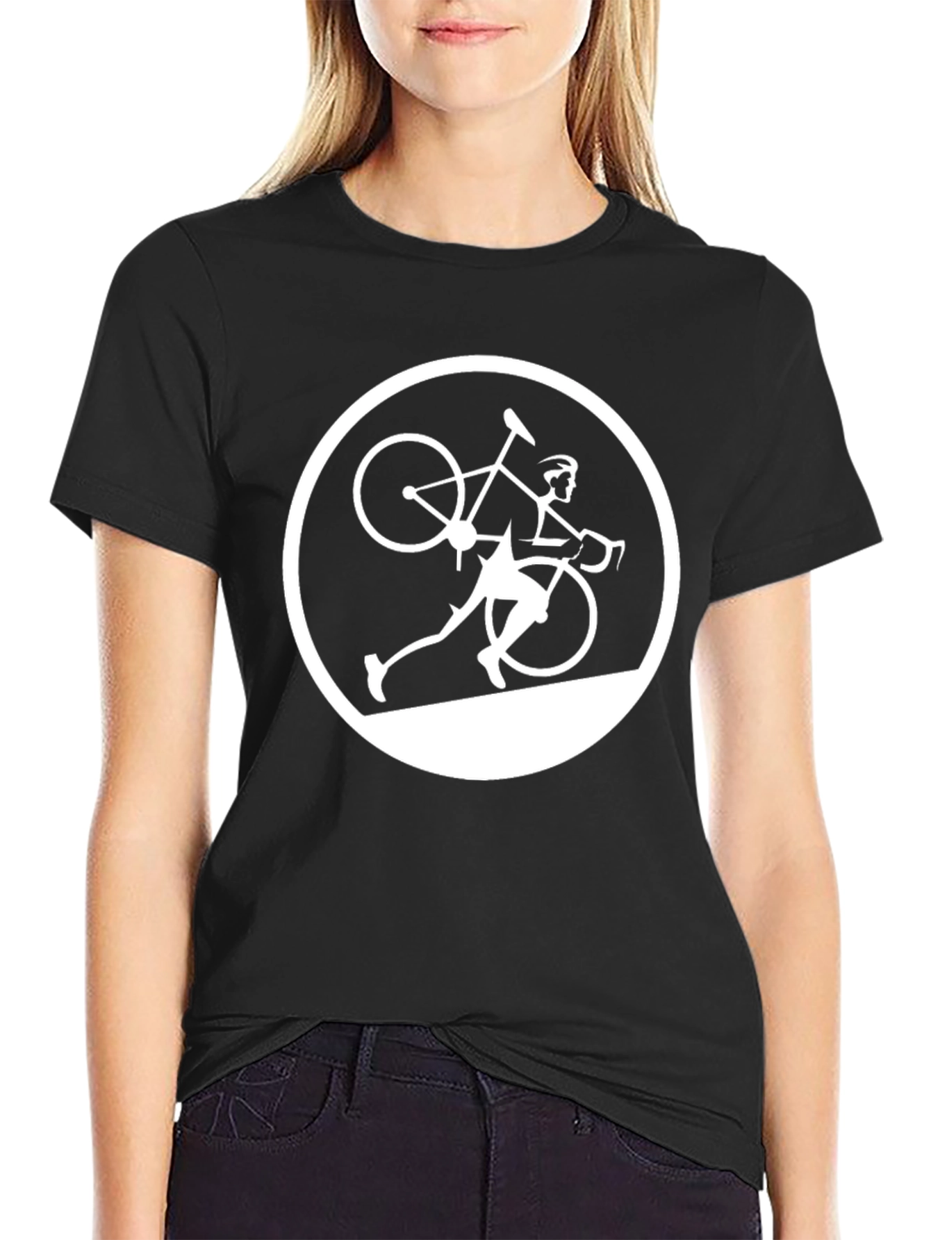 Cyclist Run Bike T-Shirt